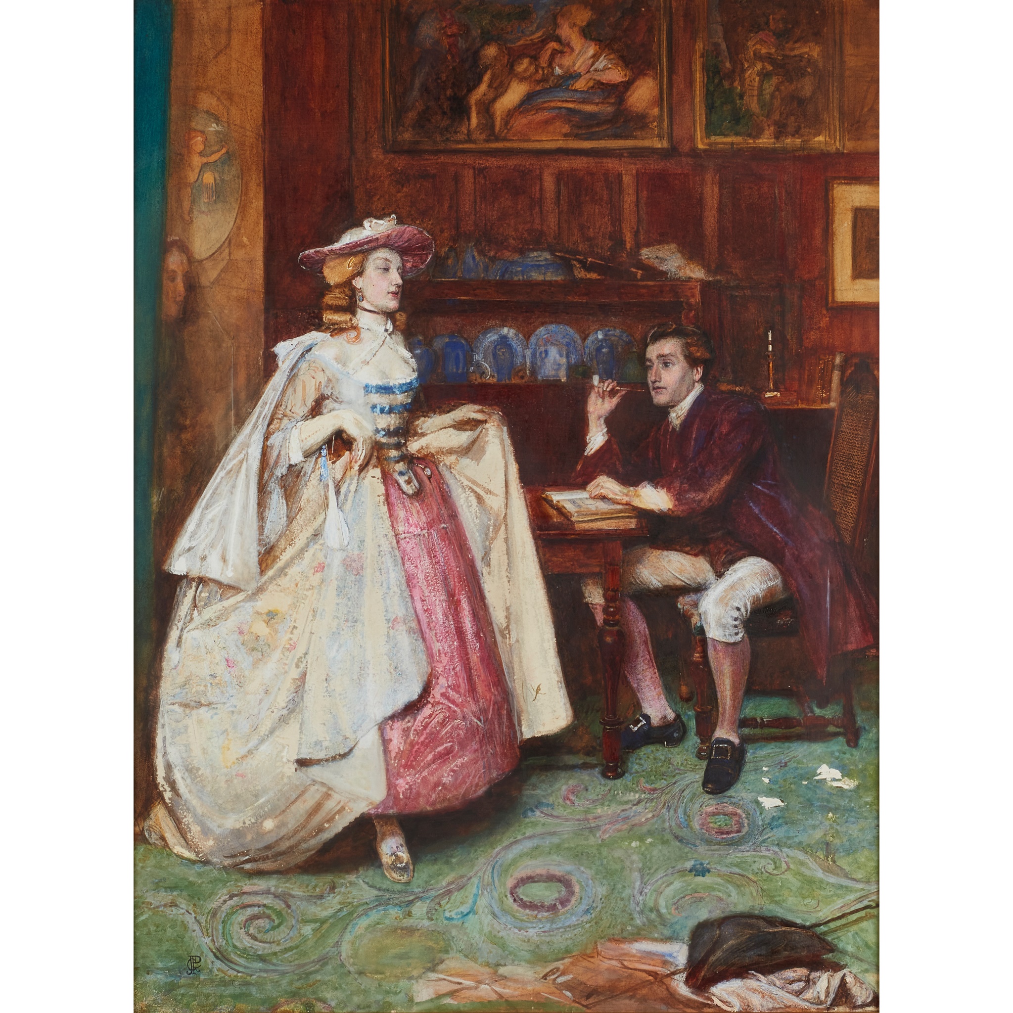 GEORGE JOHN PINWELL R.W.S. (BRITISH 1842-1875)