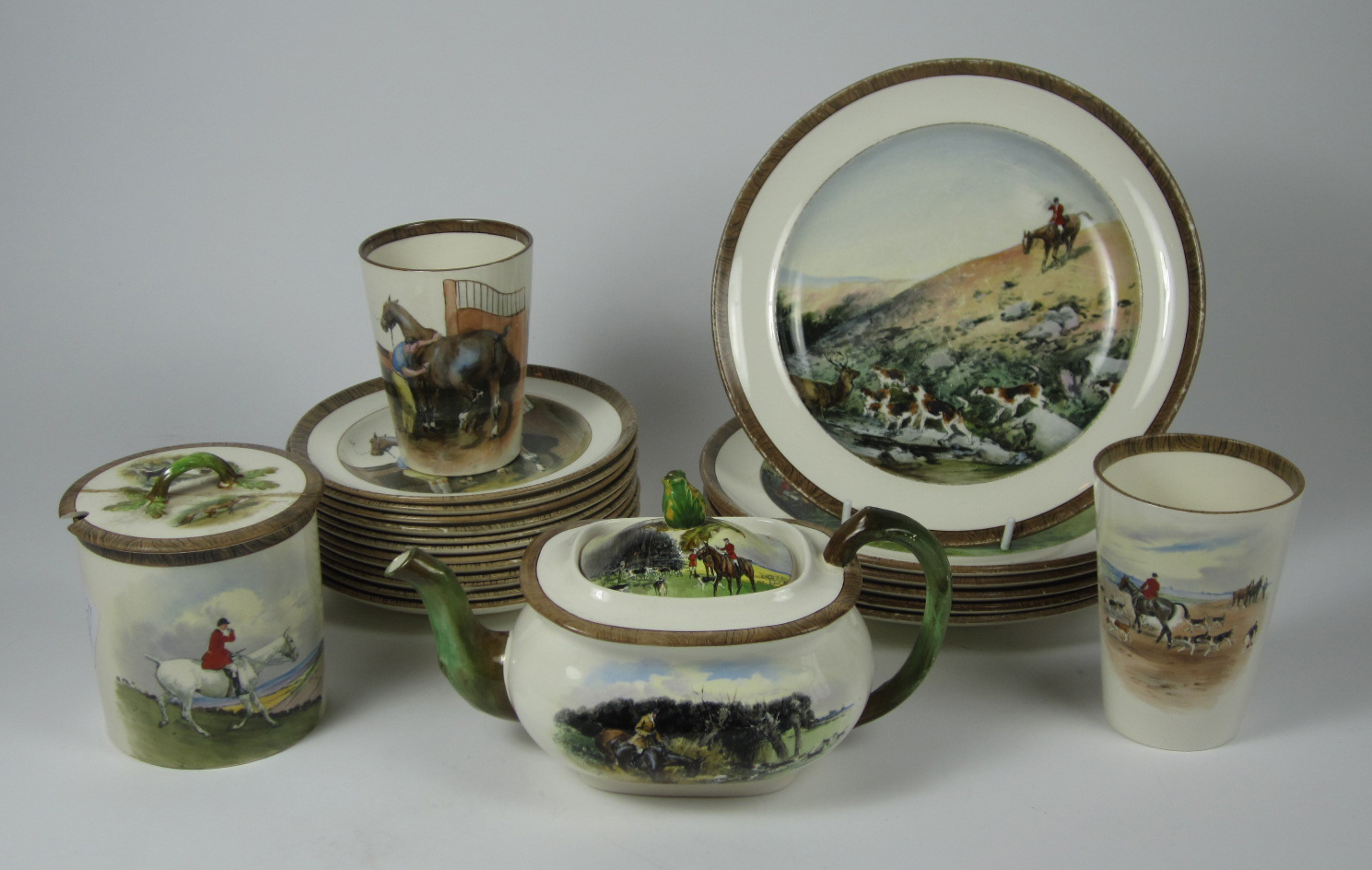 COPELAND & SONS EARTHENWARE PART DINNER SERVICE