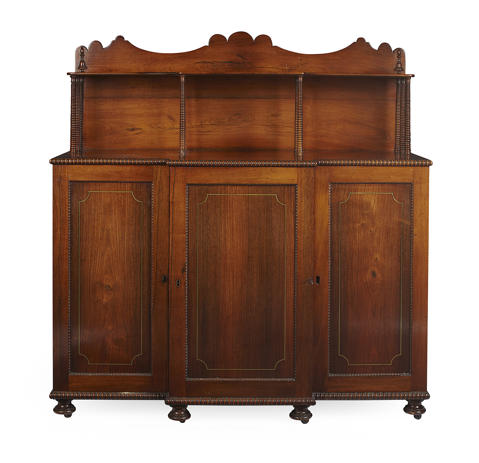 SCOTTISH REGENCY ROSEWOOD CHIFFONIER