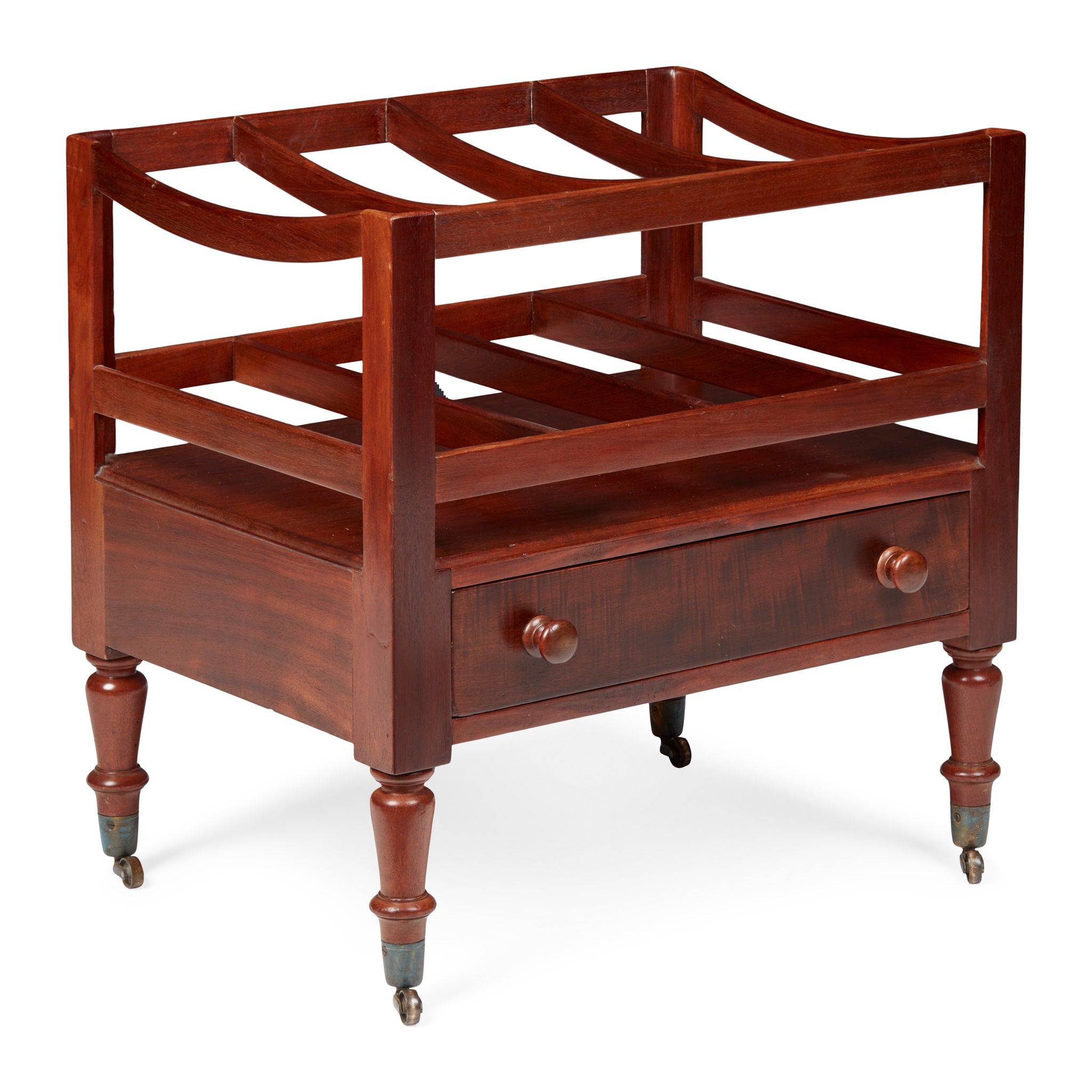 GEORGE IV MAHOGANY CANTERBURY, PROBABLY SCOTTISH