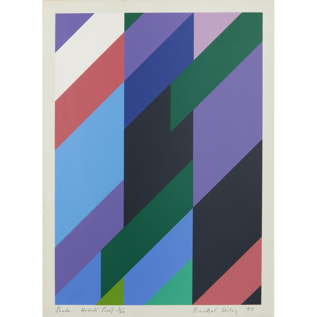 BRIDGET RILEY C.H., C.B.E. (BRITISH, B.1931)