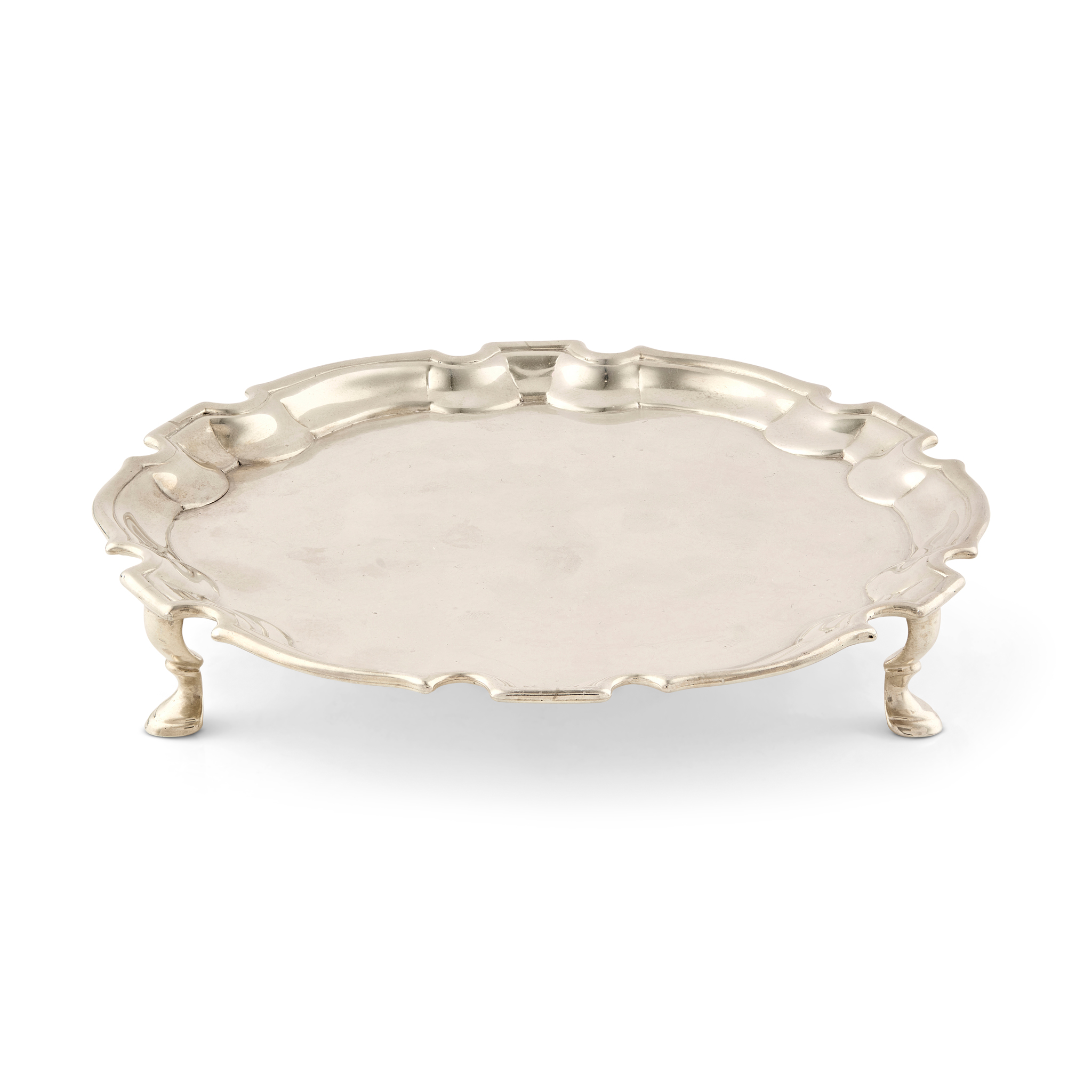 A GEORGE II TEAPOT STAND