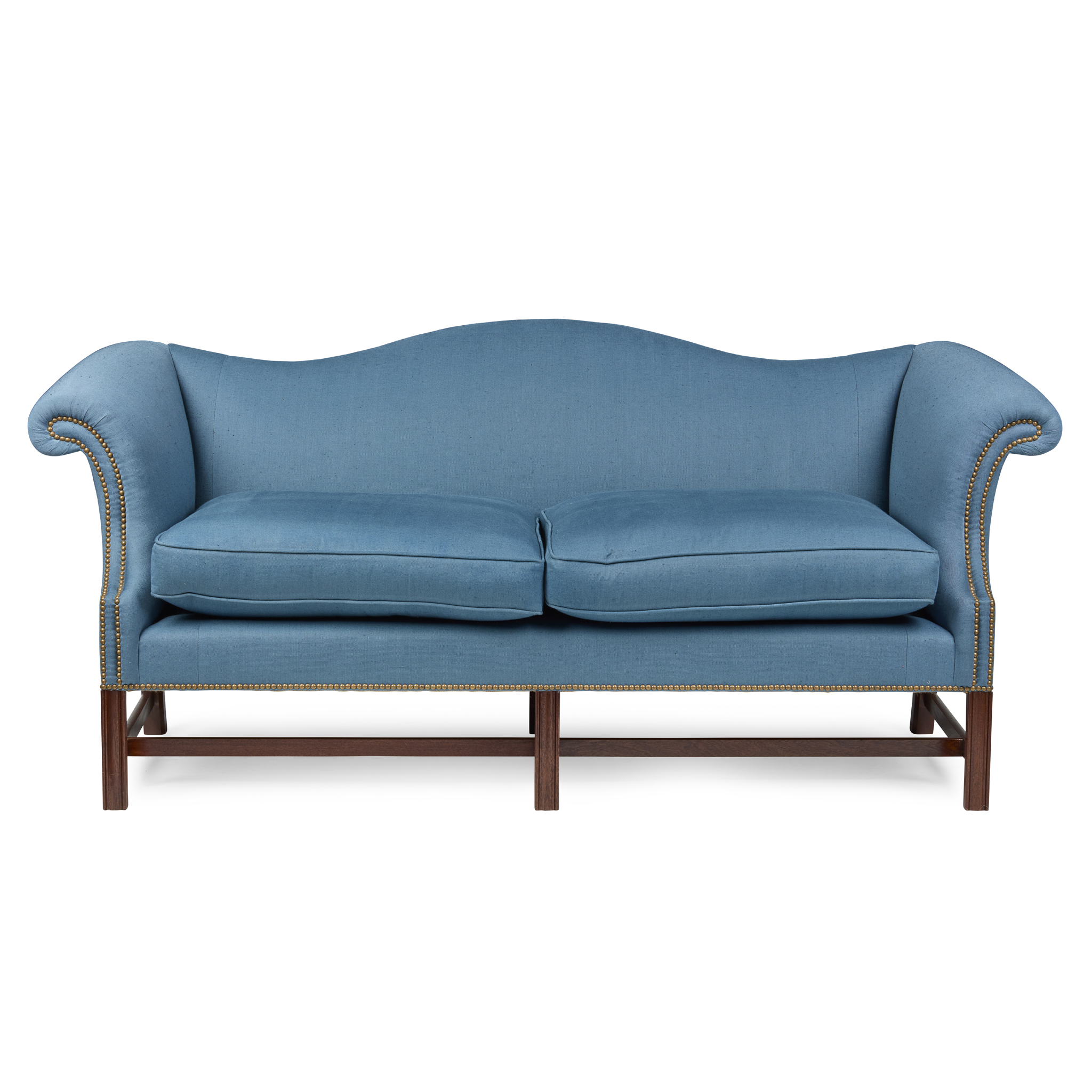GEORGIAN STYLE CAMELBACK SOFA
