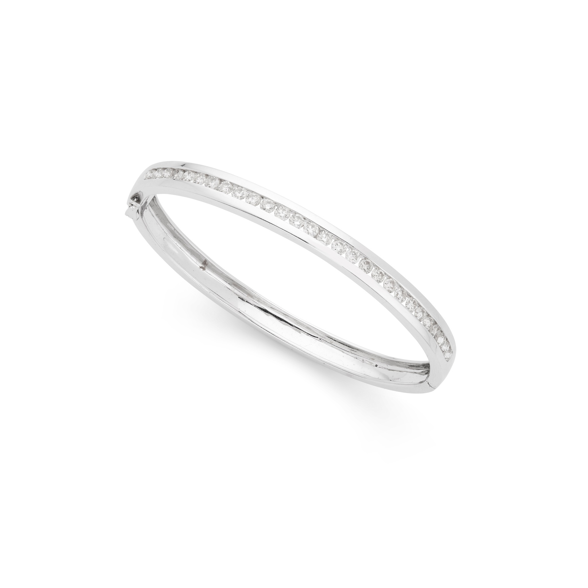 A diamond bangle