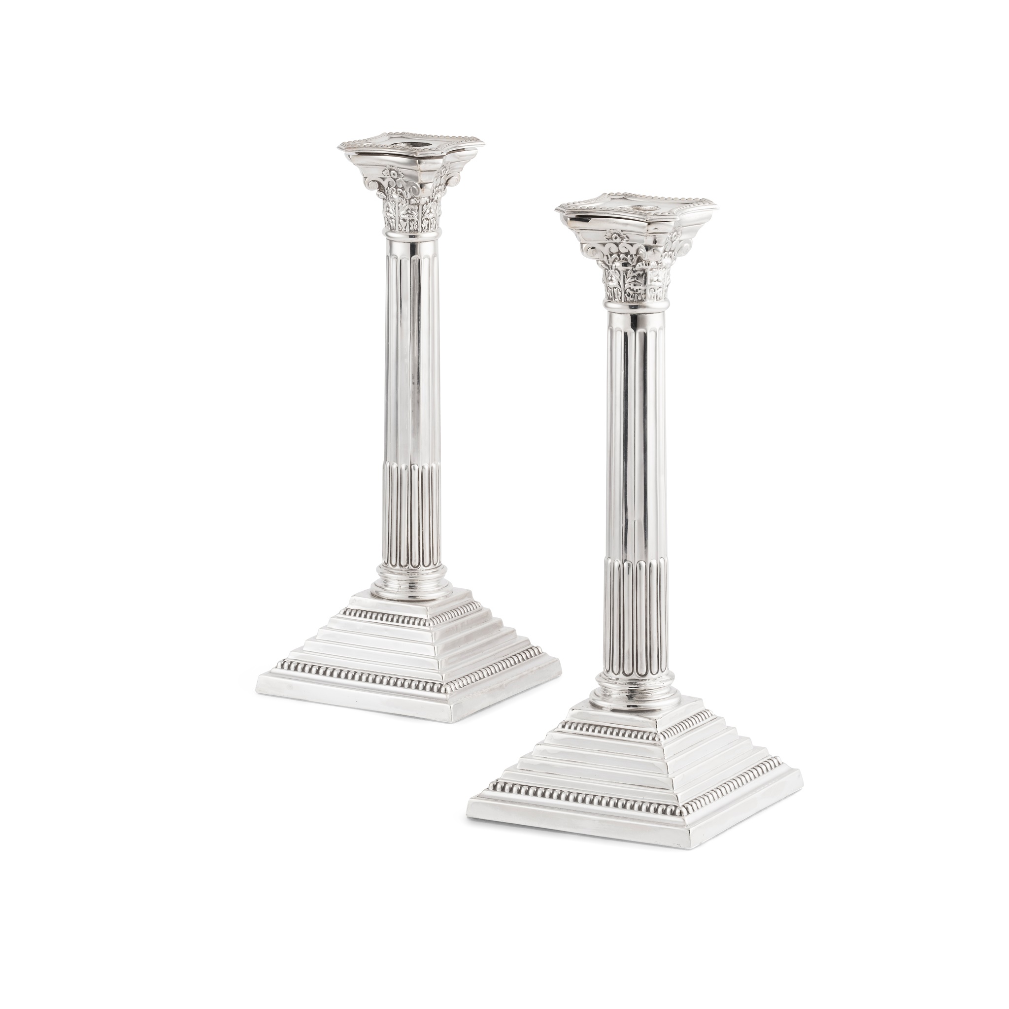 A pair of 1920s candlesticks