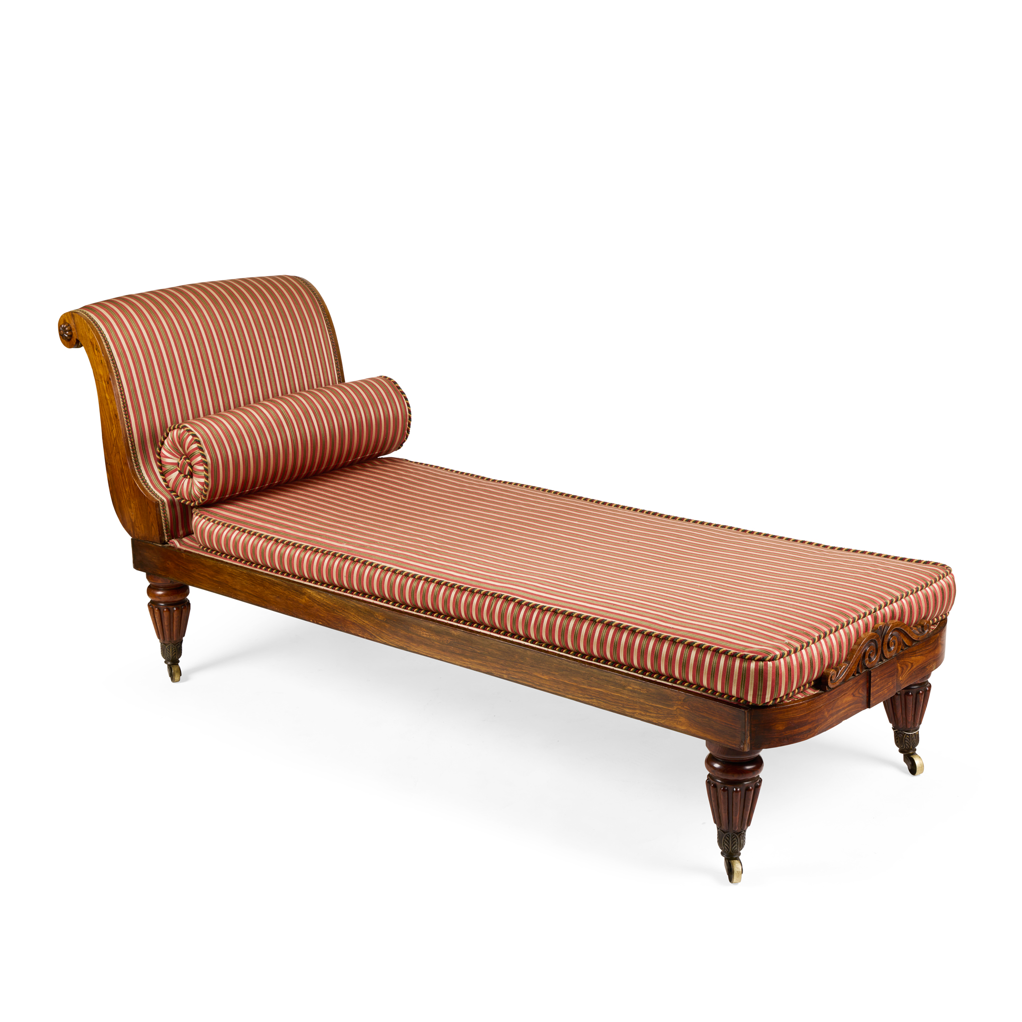 A GEORGE IV ROSEWOOD DAYBED