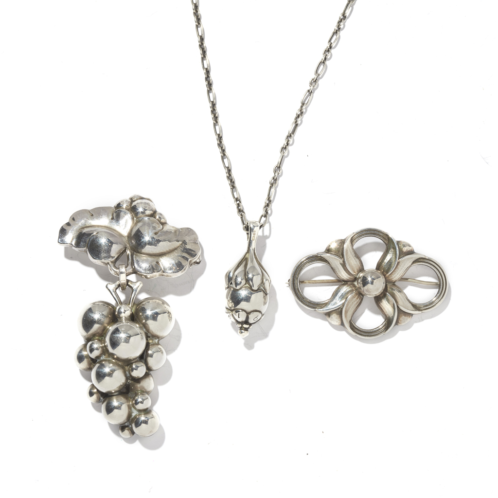 A collection of Georg Jensen jewellery