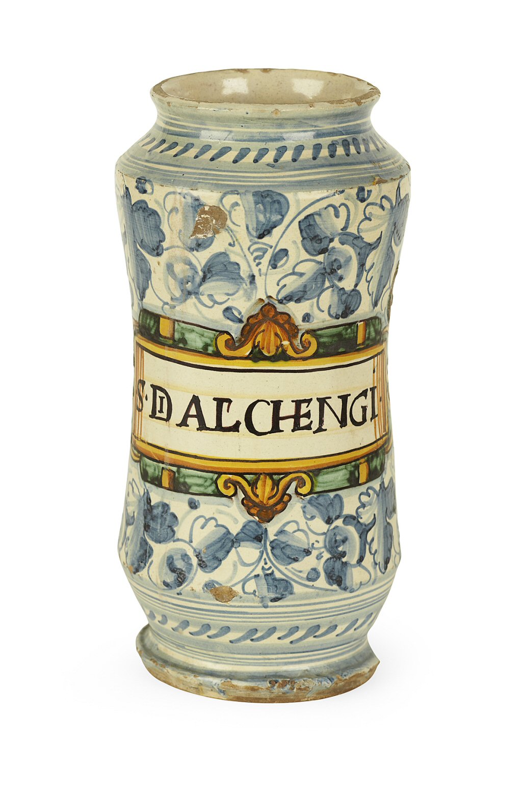 ITALIAN MAIOLICA ALBARELLO