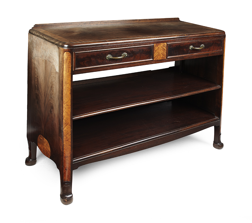 WHYTOCK & REID MAHOGANY AND SATINWOOD SERVER