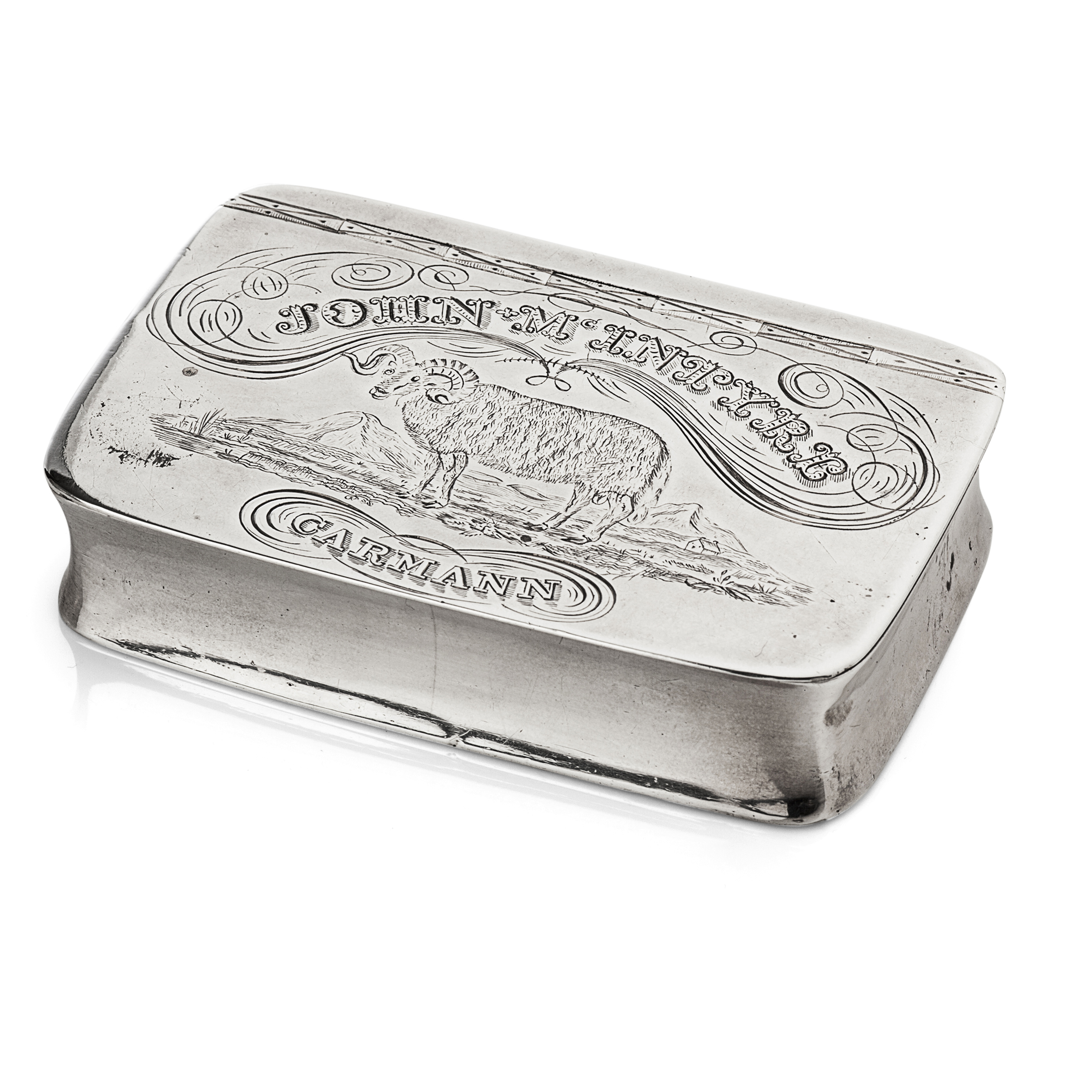 A George III snuff box