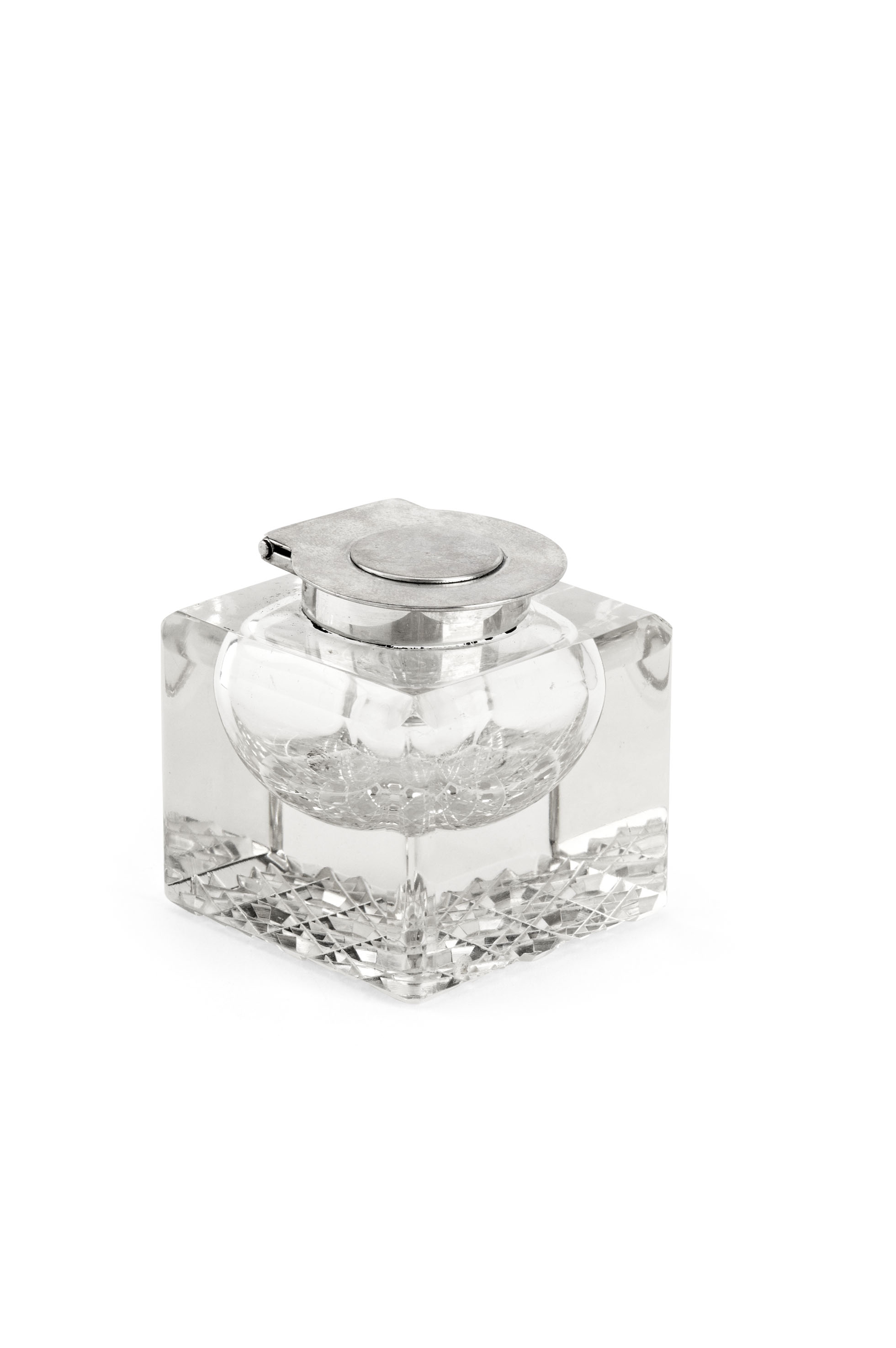 Ballater - a Scottish provincial silver inkwell