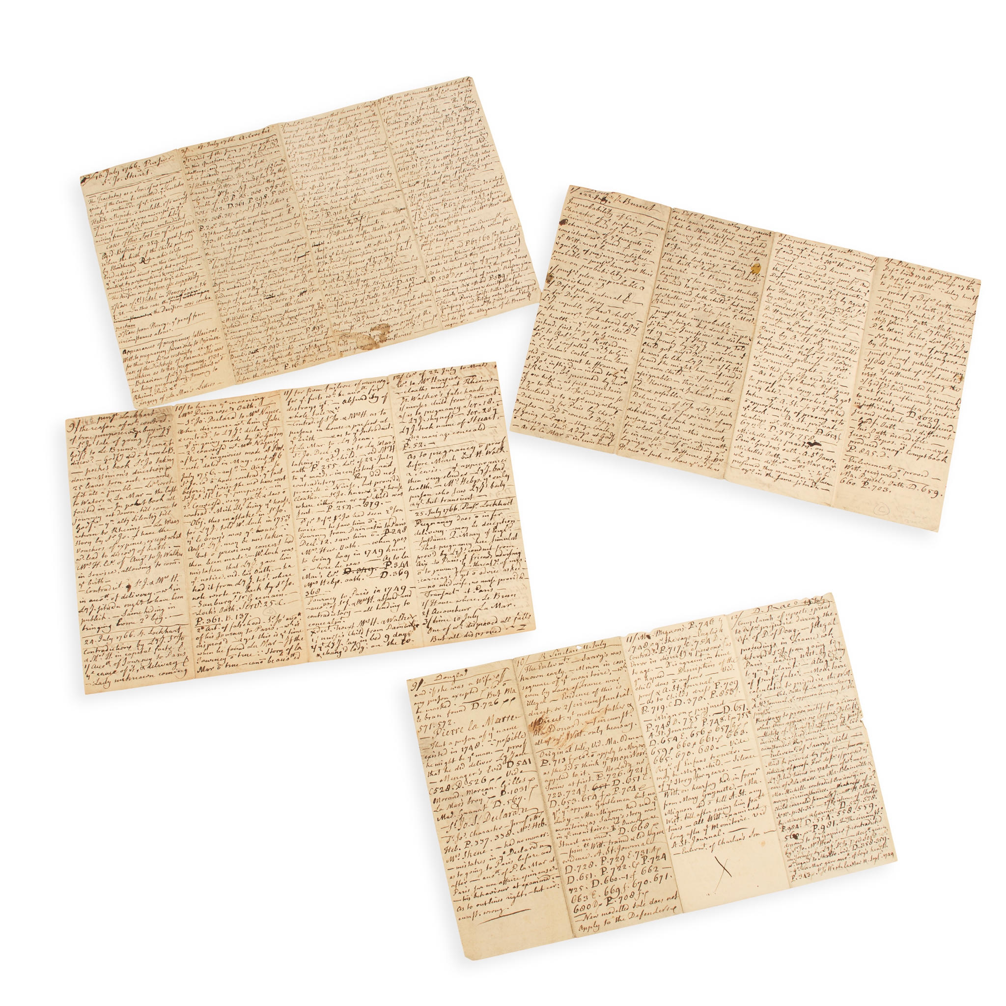 "The Douglas Cause" - a collection of legal case notes attributed to Lord Eliock