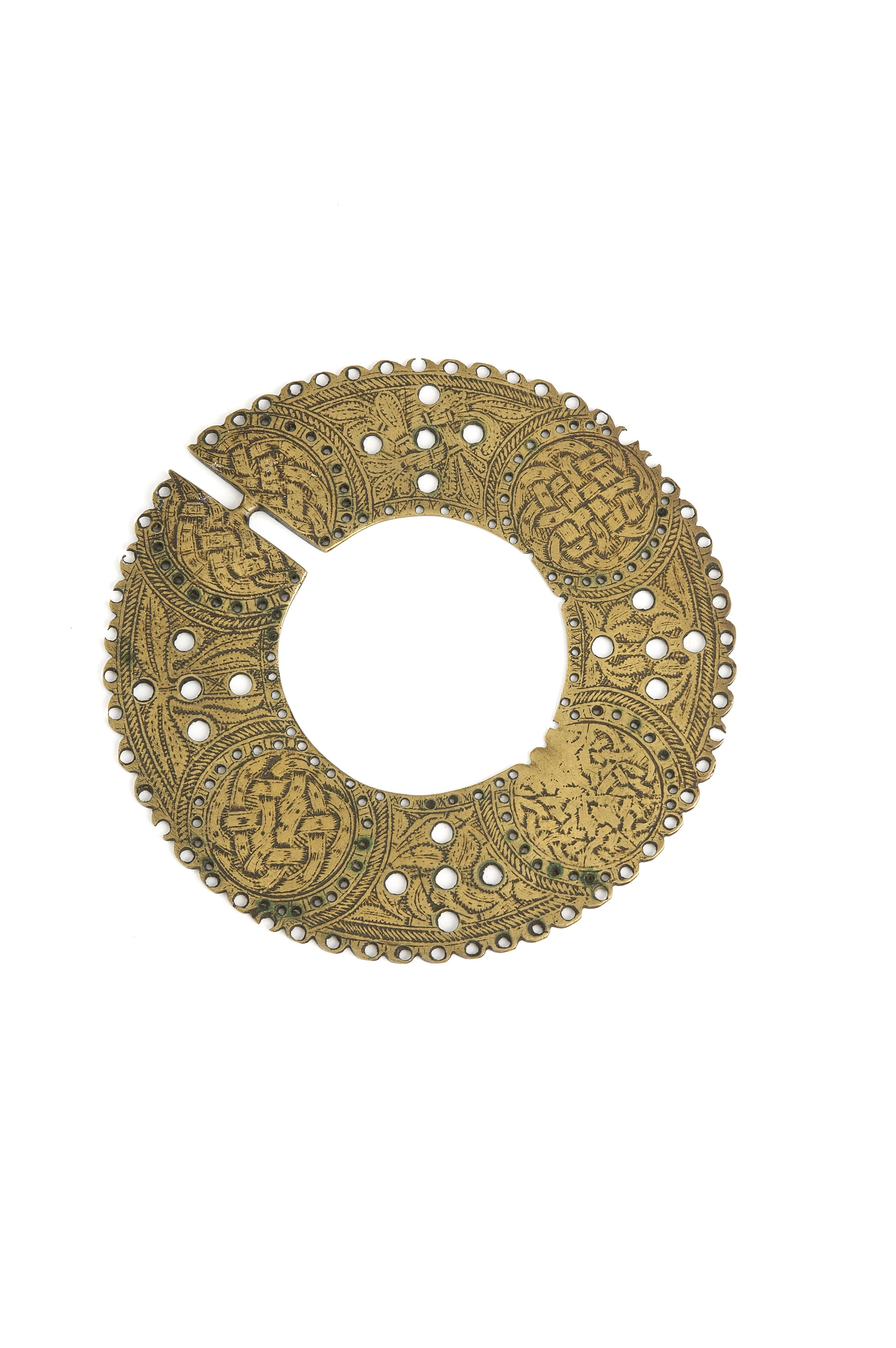 An early Scottish brass ring brooch