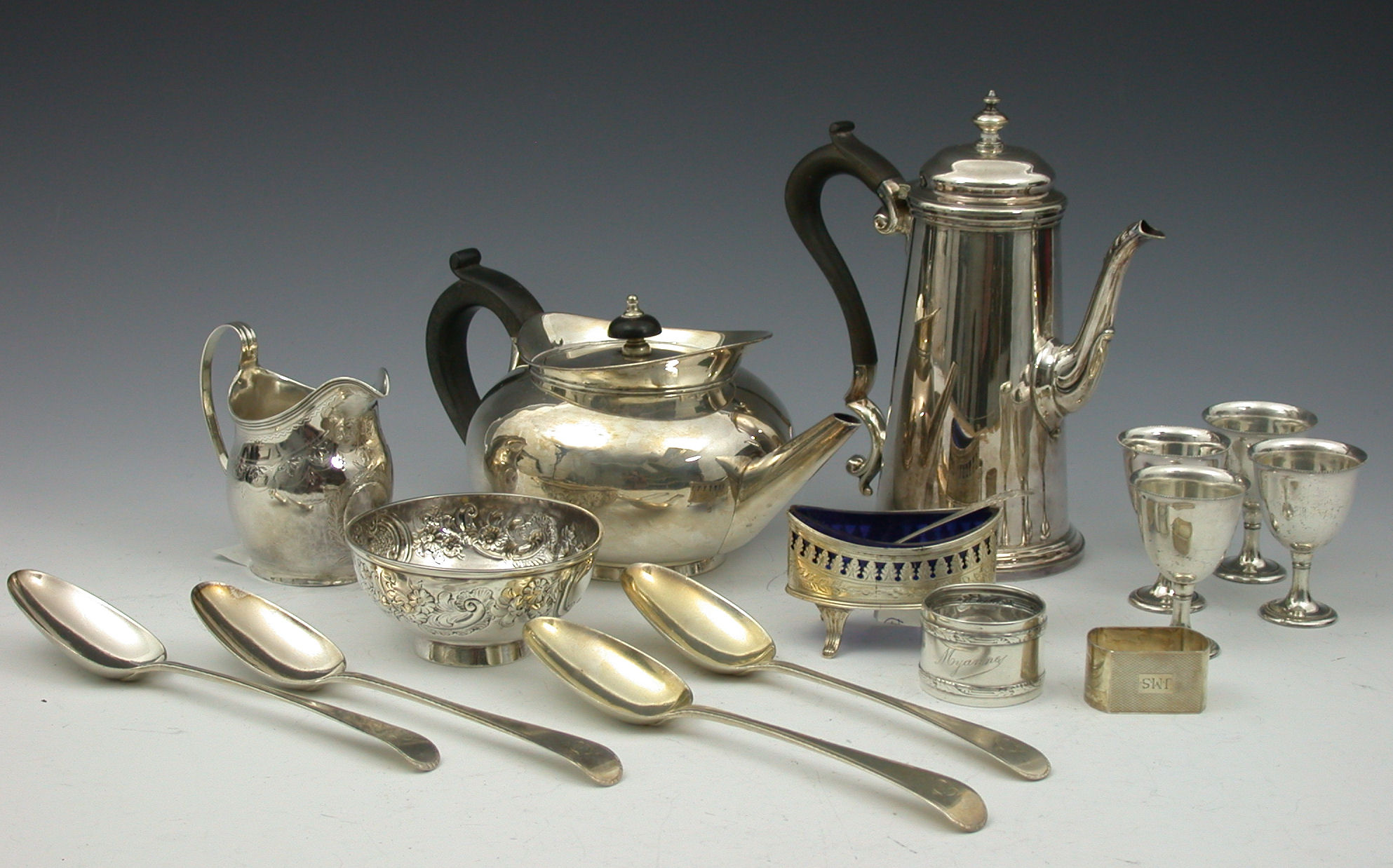 A George III teapot,