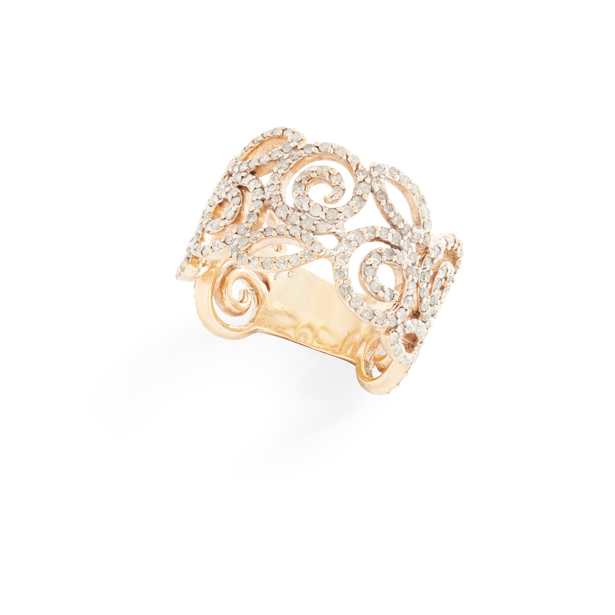 A diamond dress ring