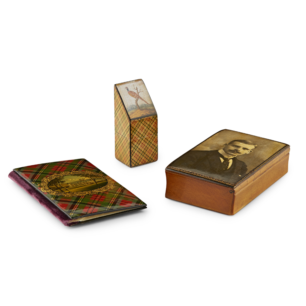 A GROUP OF MAUCHLINE WARE