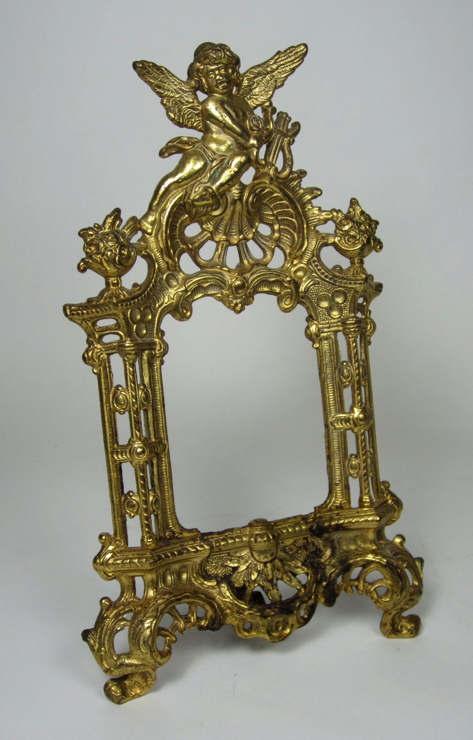 PAIR OF VICTORIAN GILTMETAL PHOTOGRAPH FRAMES