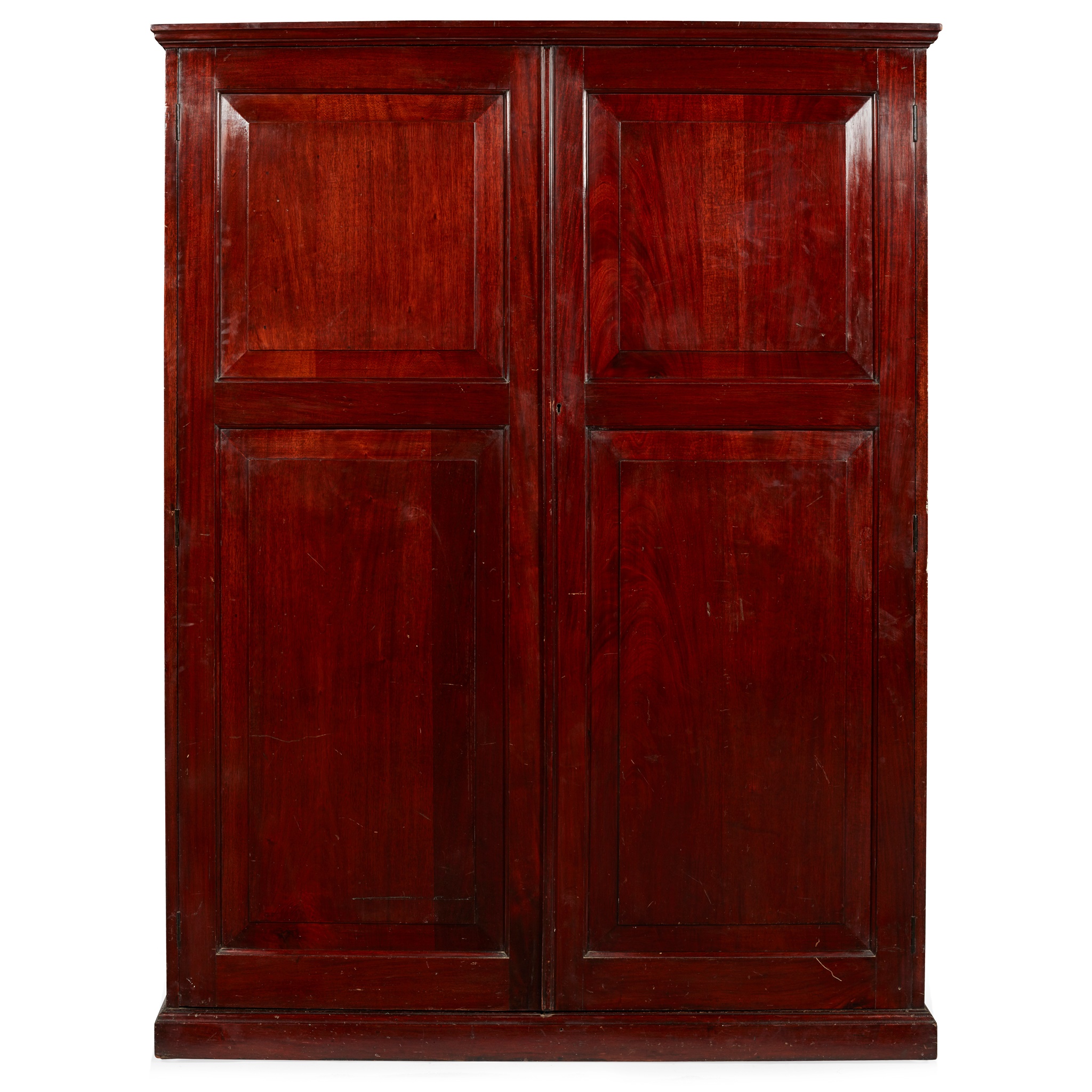 GEORGIAN STYLE MAHOGANY HOUSEKEEPER'S CUPBOARD