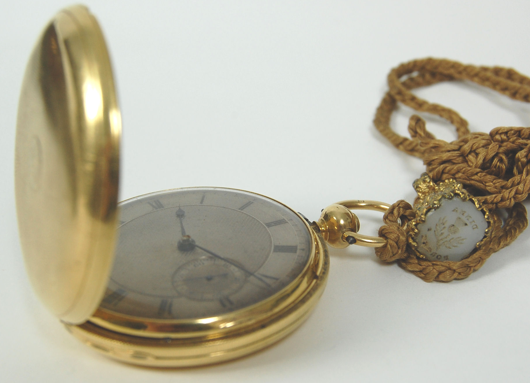 A William IV 18ct gold hunter cased pocket watch,