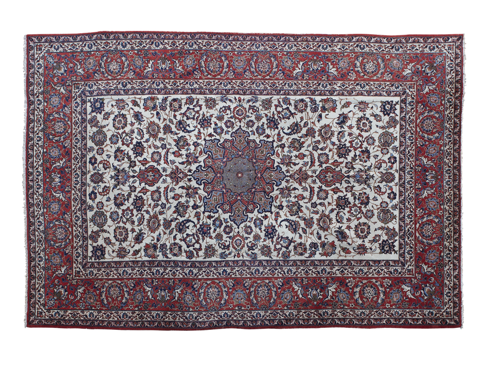 An Isfahan carpet