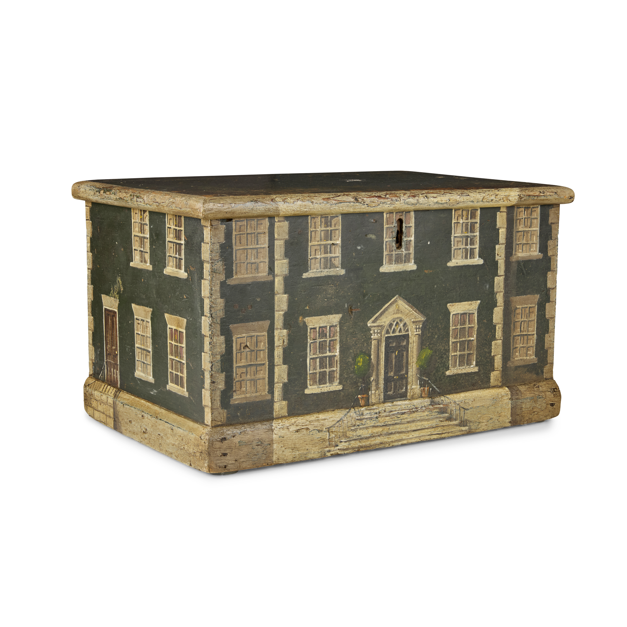 PAINTED PINE 'COUNTRY HOUSE' CHEST