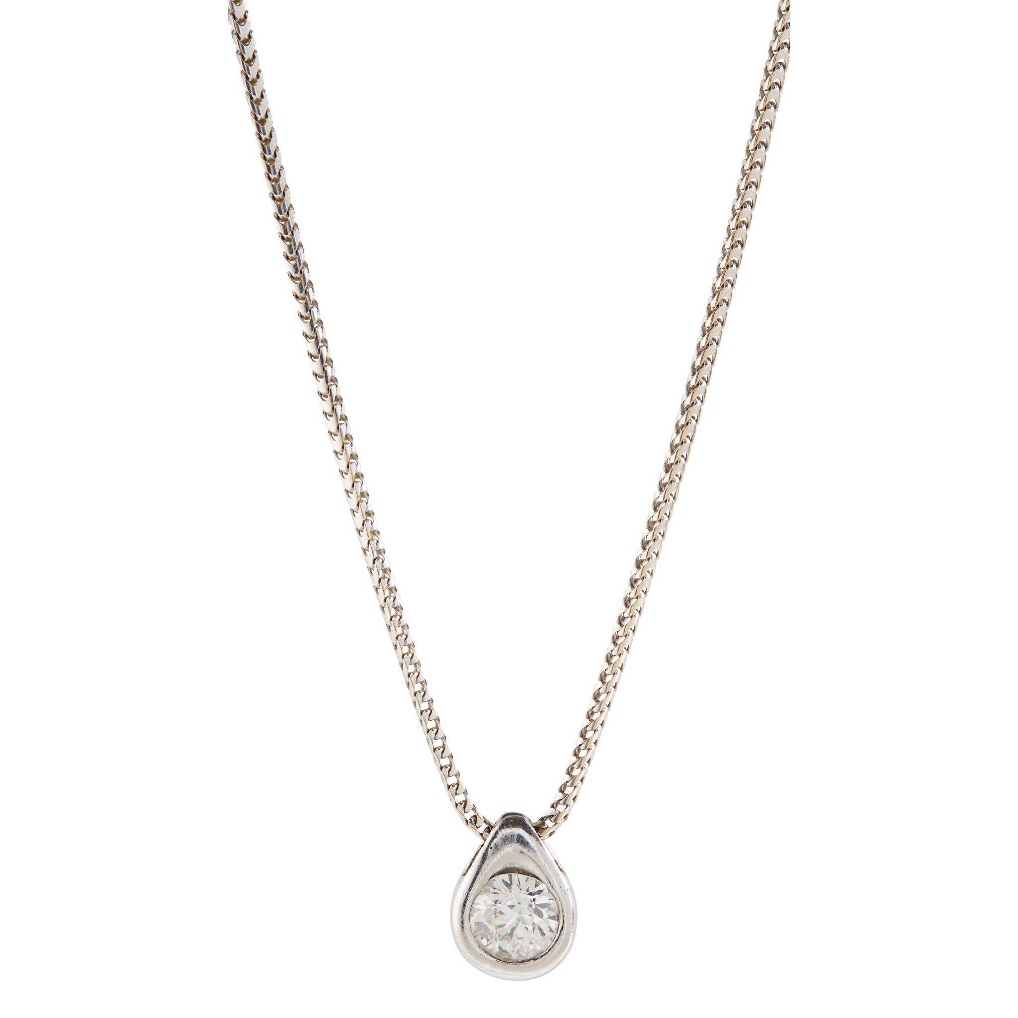 A diamond set pendant