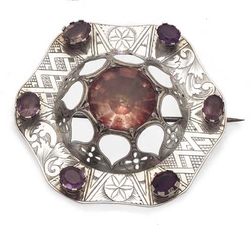 A Scottish brooch,