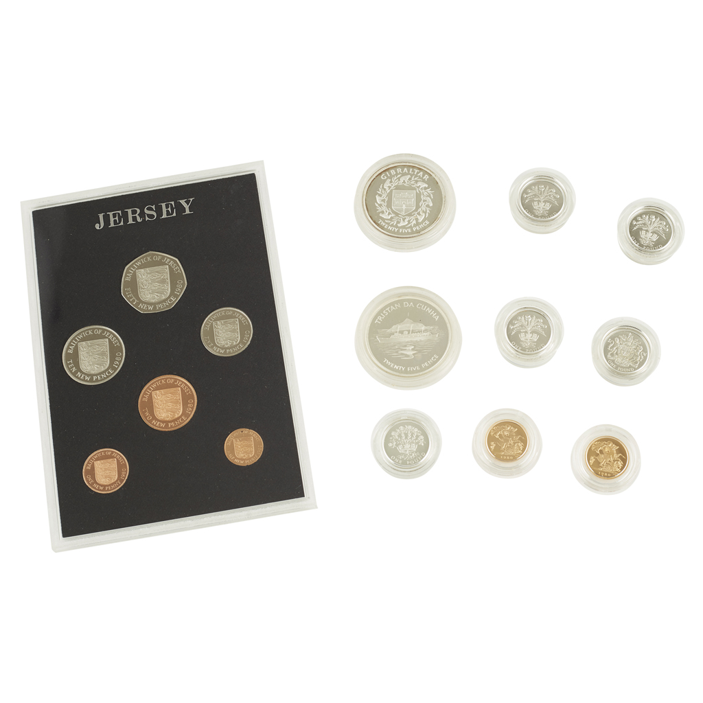 GB - Two proof half sovereigns 1980