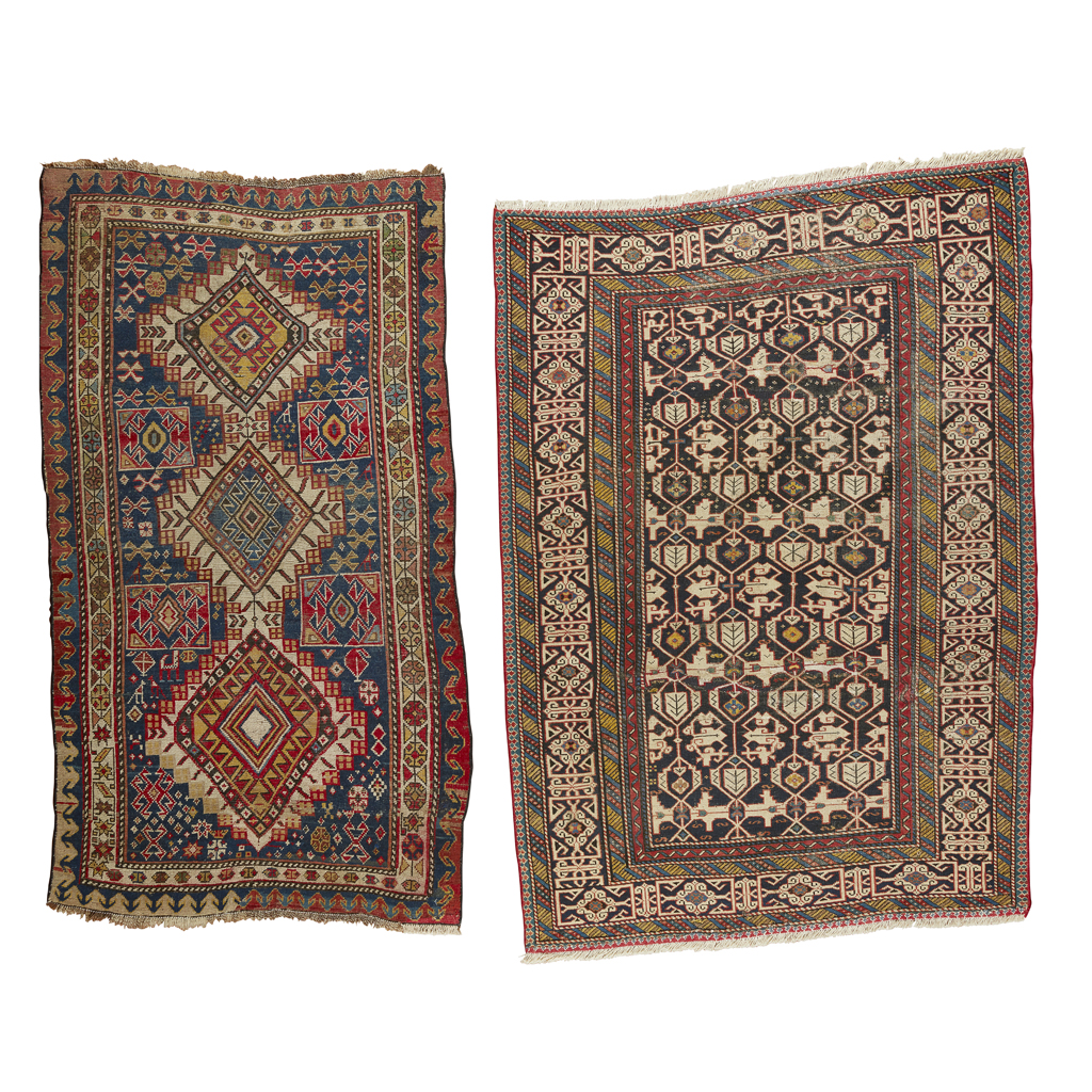 TWO SHIRVAN RUGS