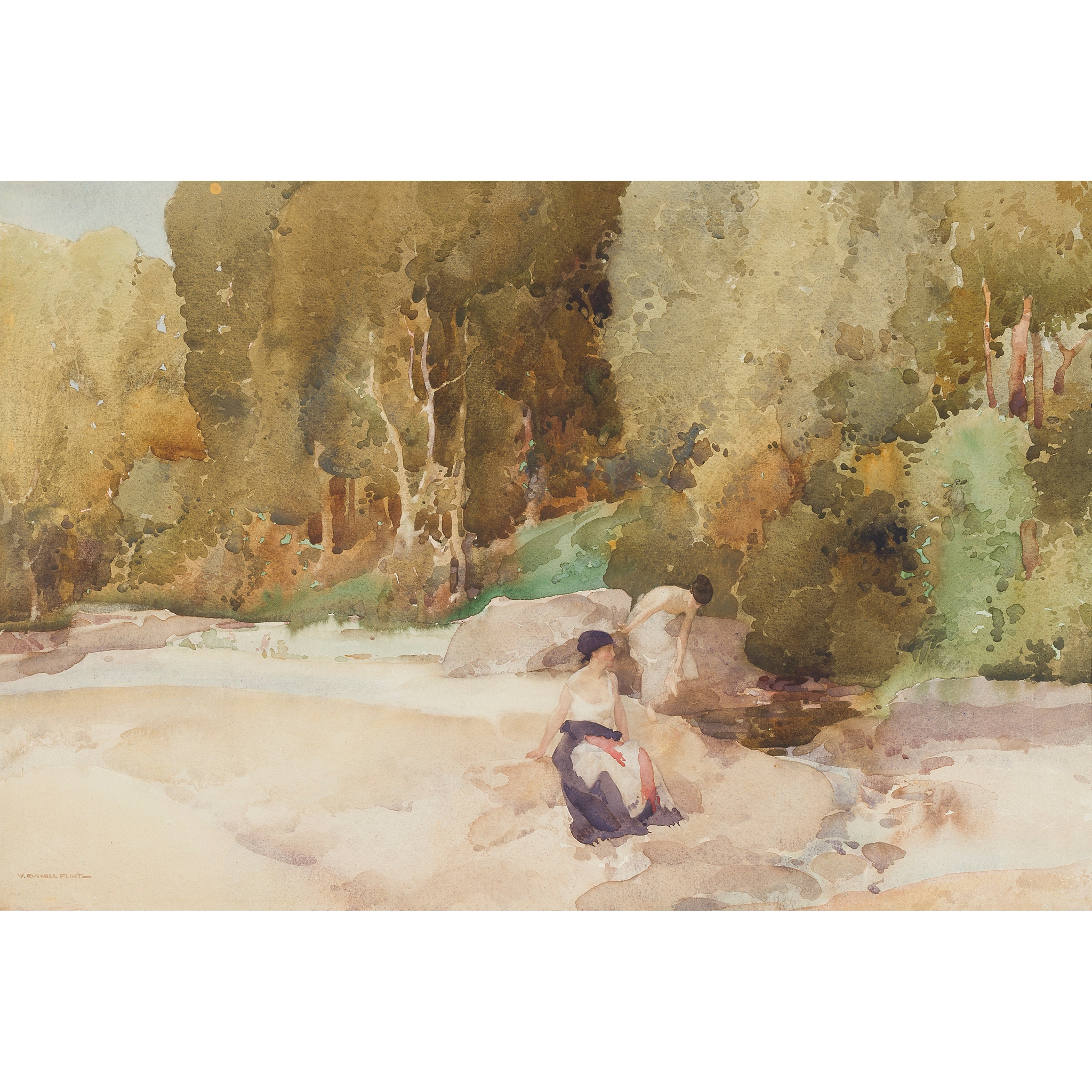 SIR WILLIAM RUSSELL FLINT P.R.A., P.R.W.S., R.S.W., R.O.I., R.E. (SCOTTISH 1880-1969)