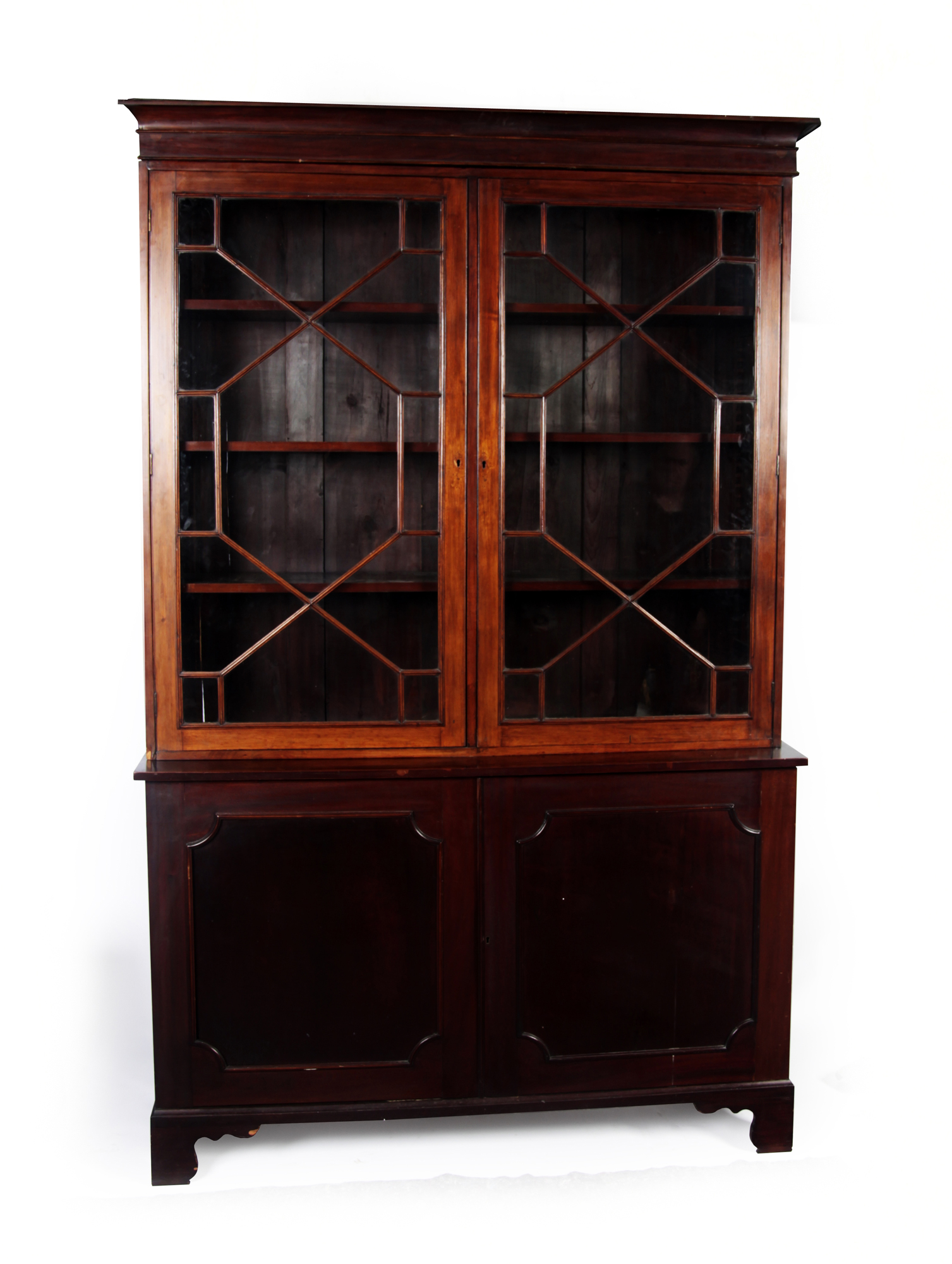 GEORGE III MAHOGANY BOOKCASE
