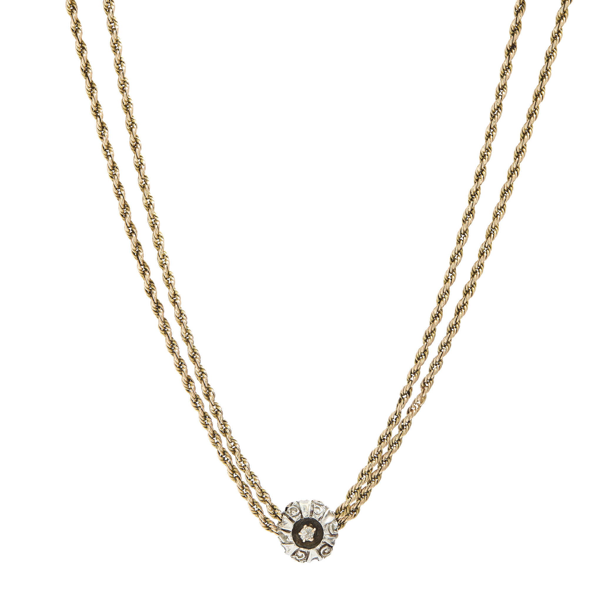 A Victorian ropetwist chain