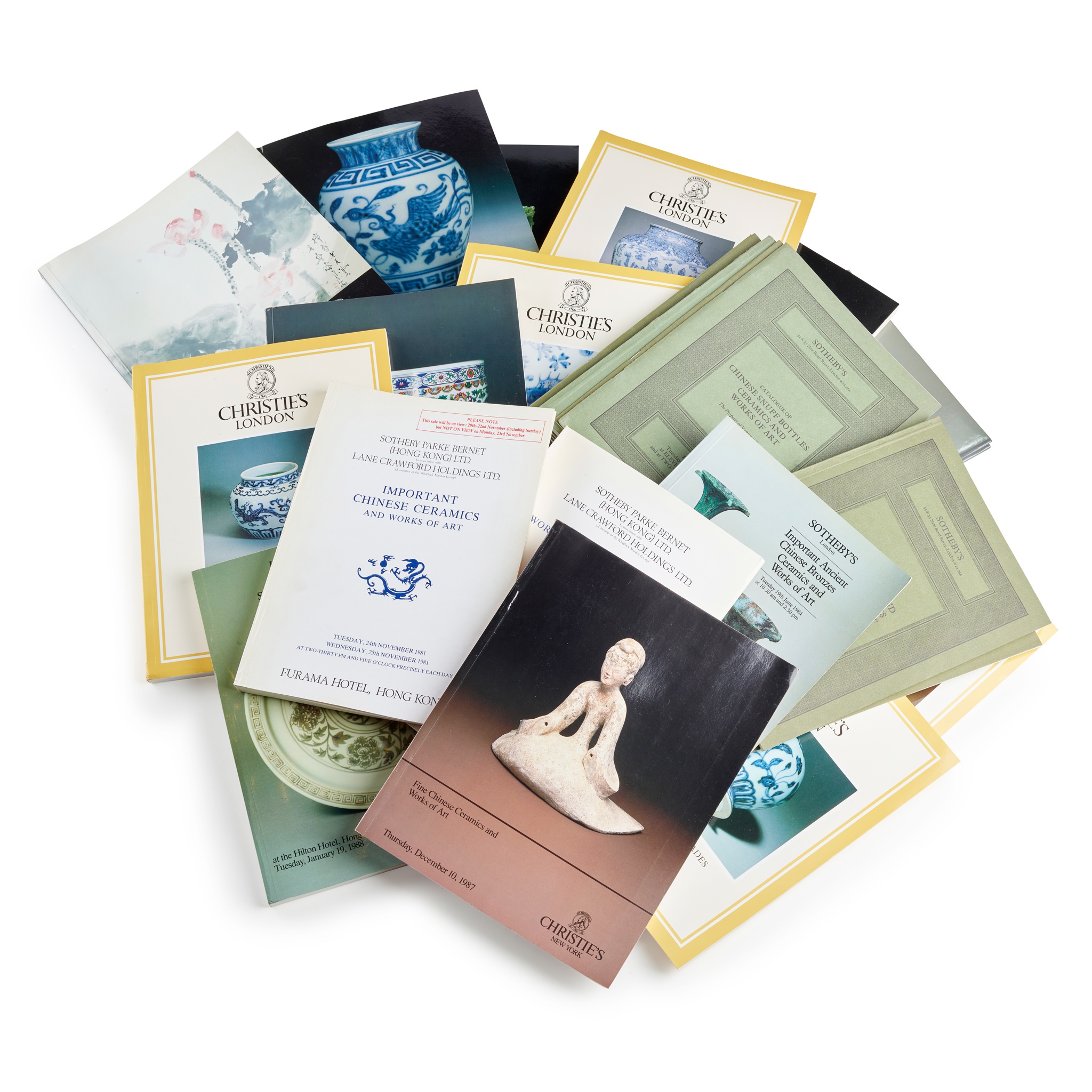 LARGE COLLECTION OF ASIAN ART AUCTION CATALOGUES, CHRISTIE'S & SOTHEBY'S