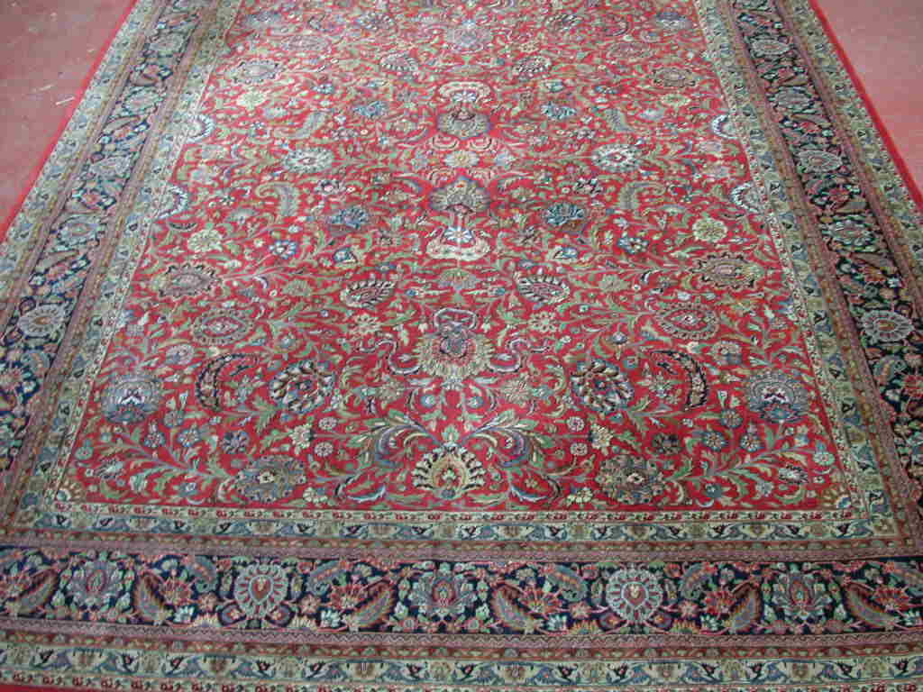 A Kashan carpet,
