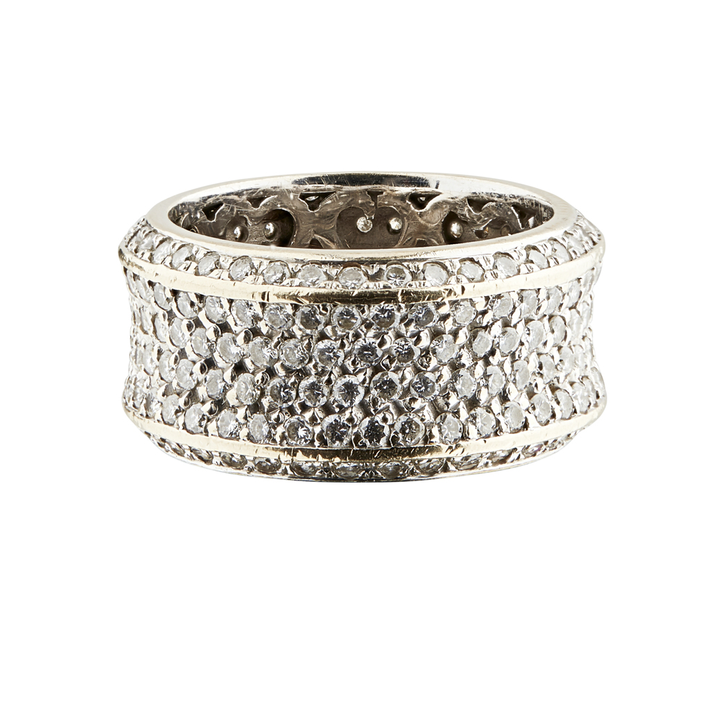 A diamond set full eternity ring