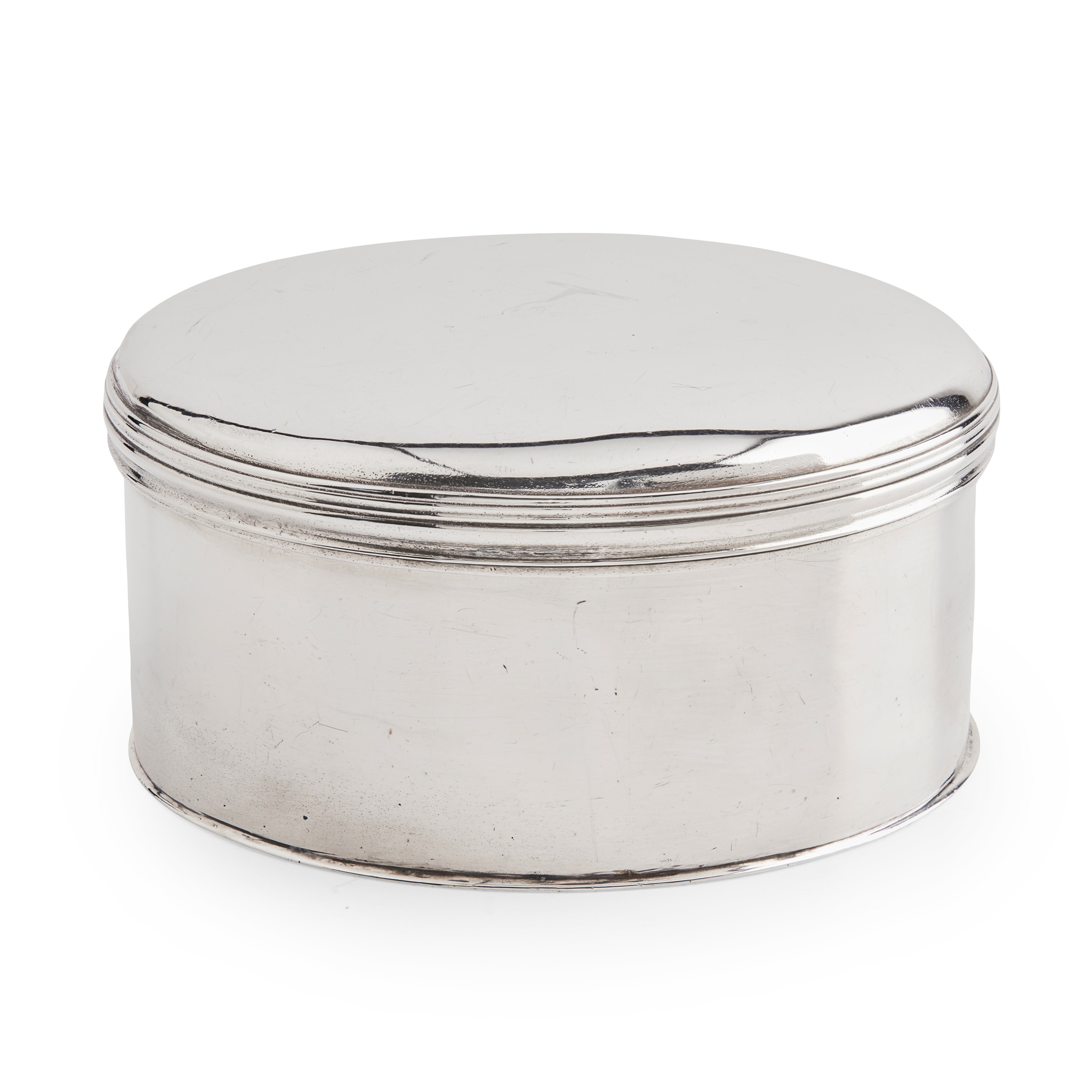 A George III circular box