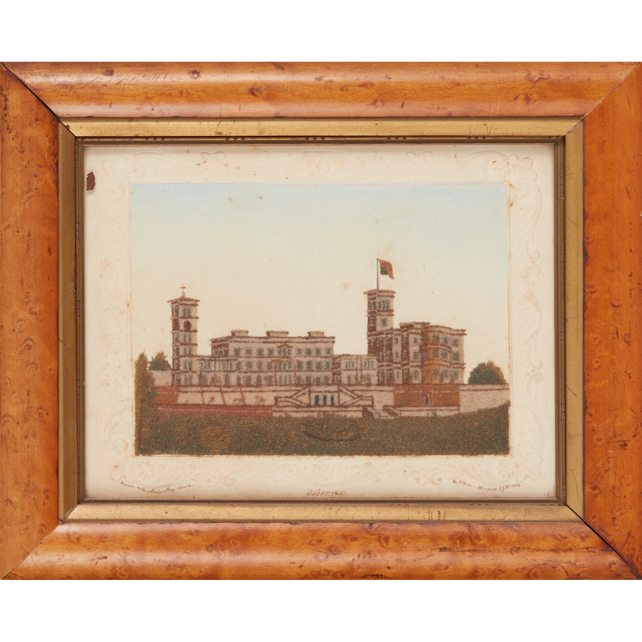 FIVE ISLE OF WIGHT SAND PICTURES/ PAINTINGS