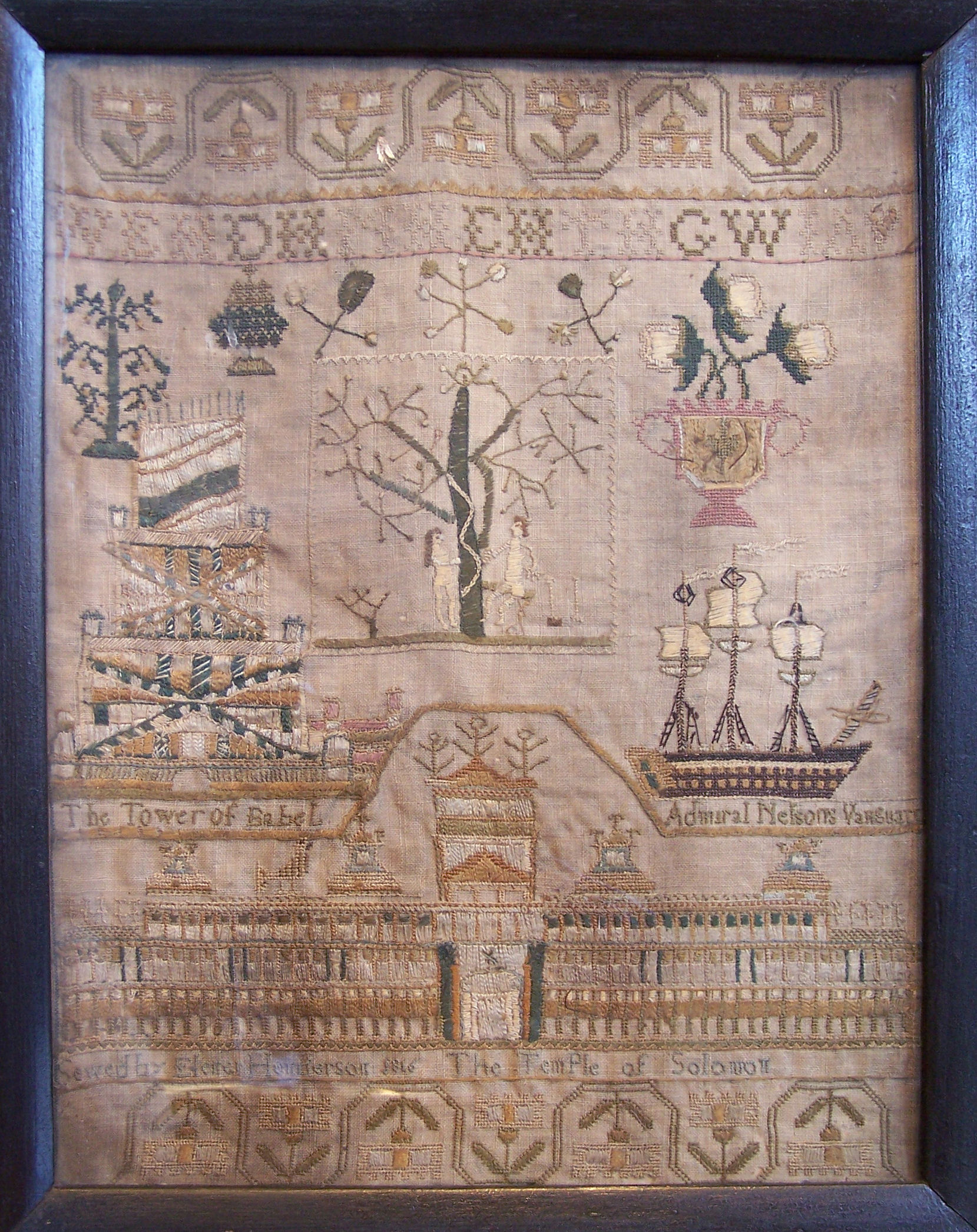 A 19th century sampler,