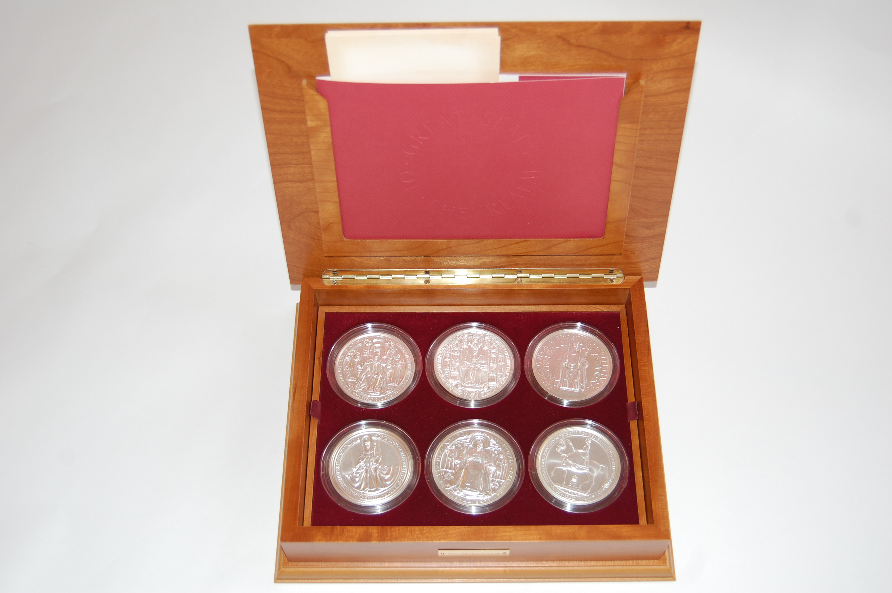 Great seals of the Realm, silver proof collection