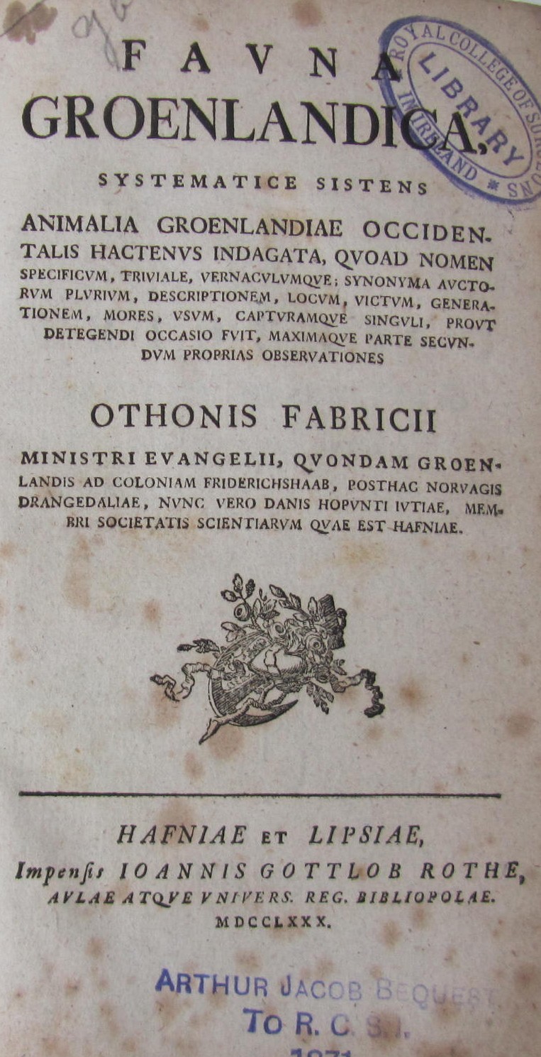 Greenland -- Fabricius, Otto