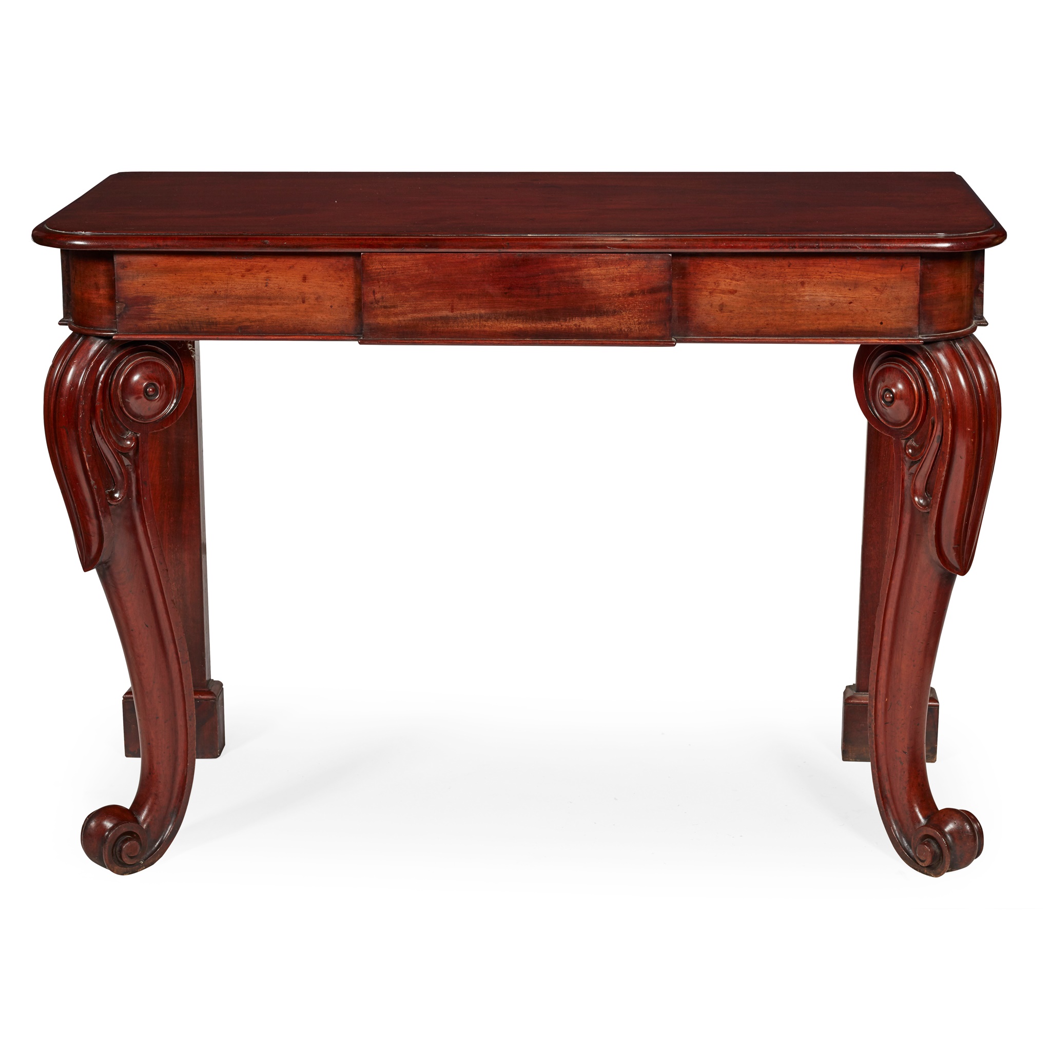 WILLIAM IV MAHOGANY CONSOLE TABLE