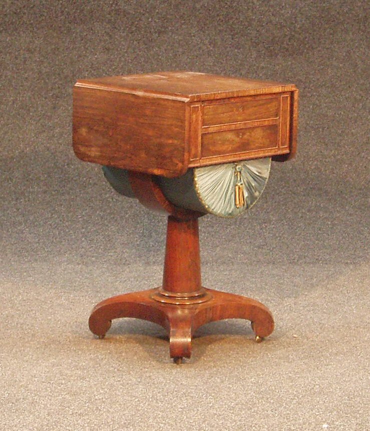A Regency rosewood work table,