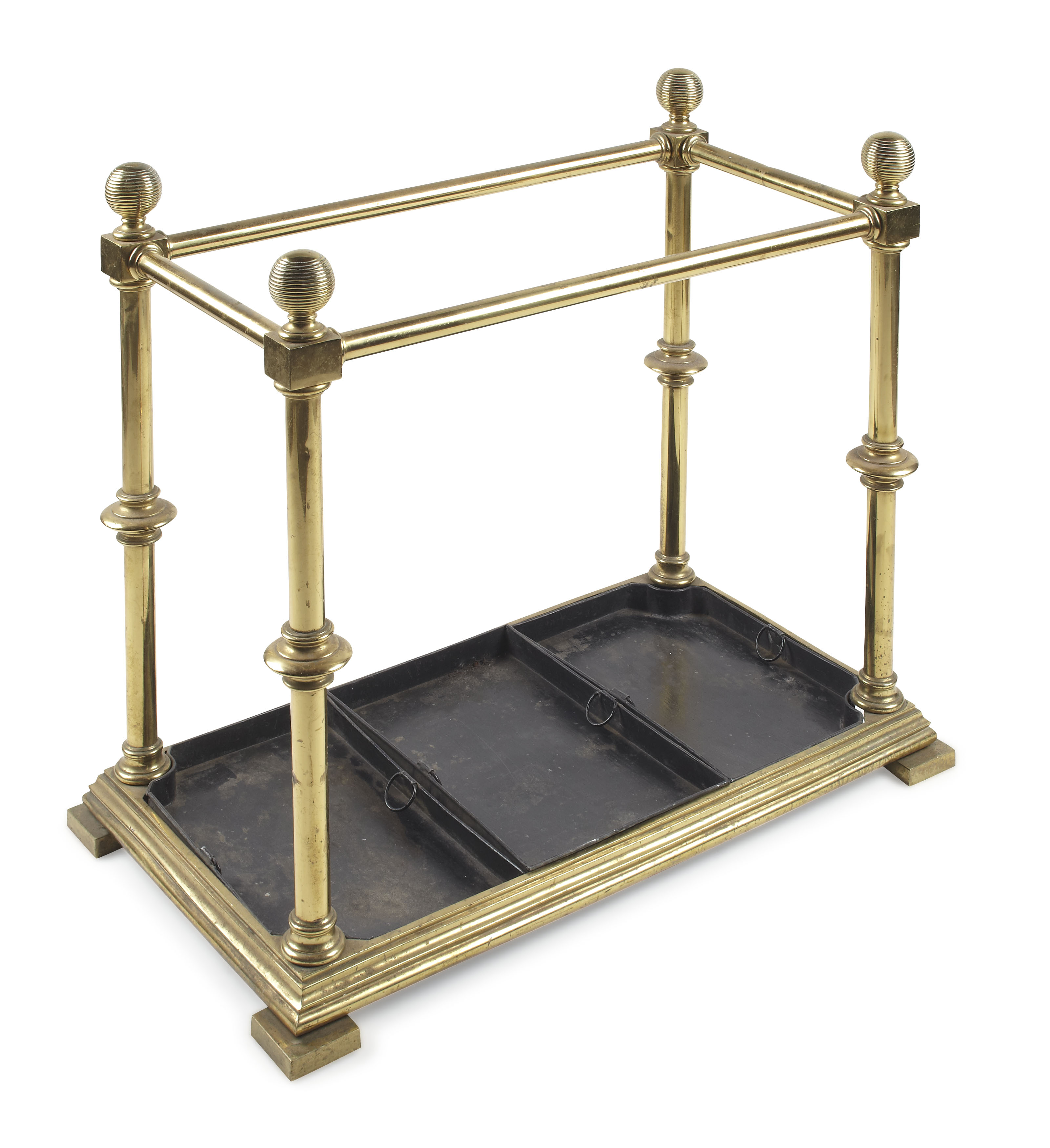 VICTORIAN BRASS UMBRELLA STAND
