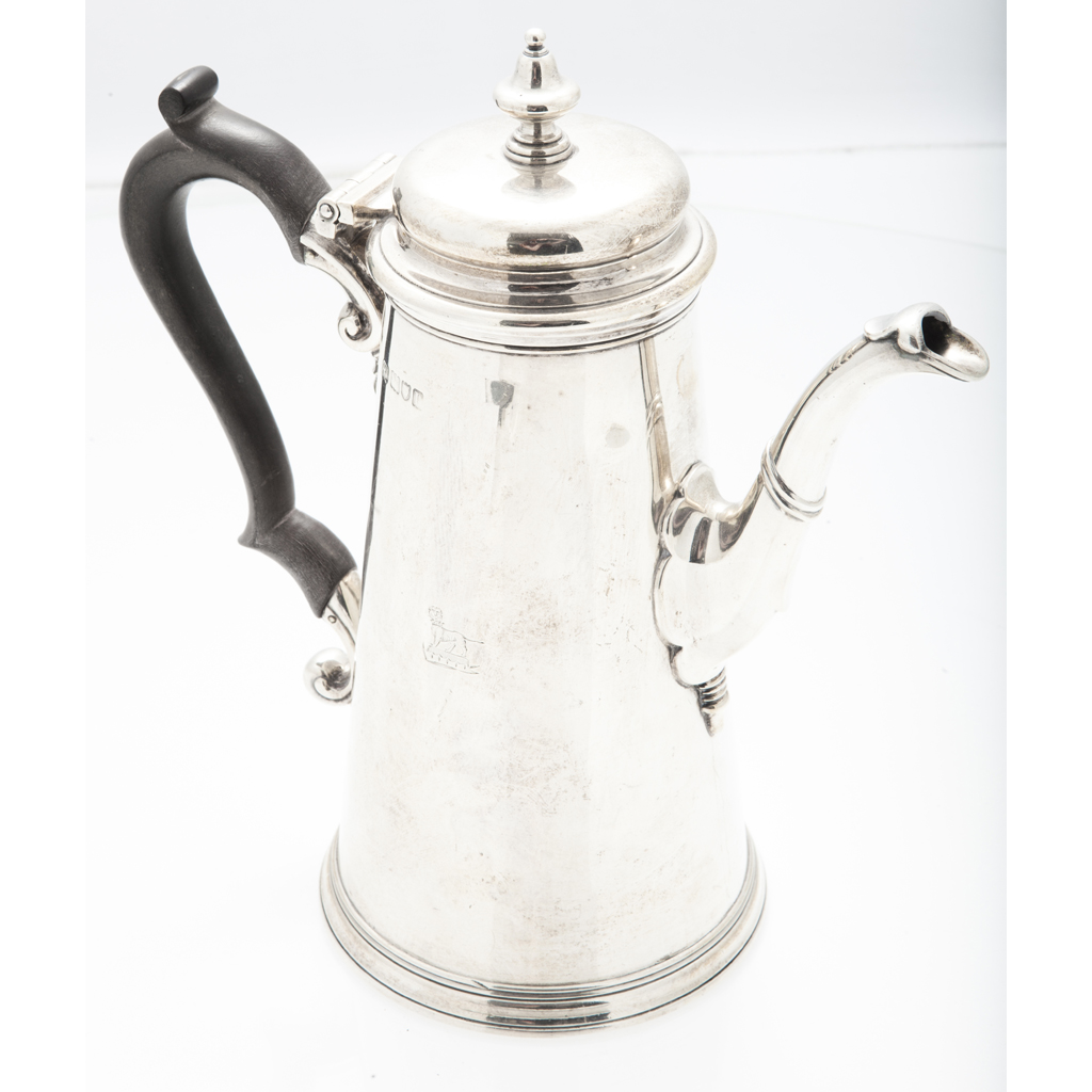 A Georgian style coffee pot