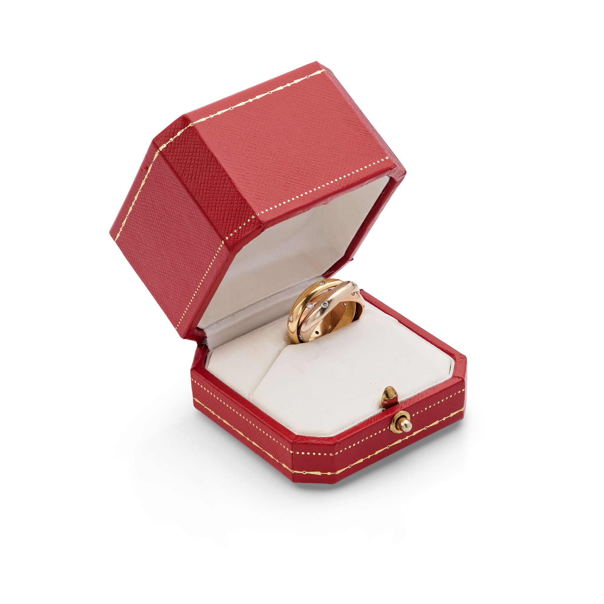 Cartier: A diamond 'Trinity' ring