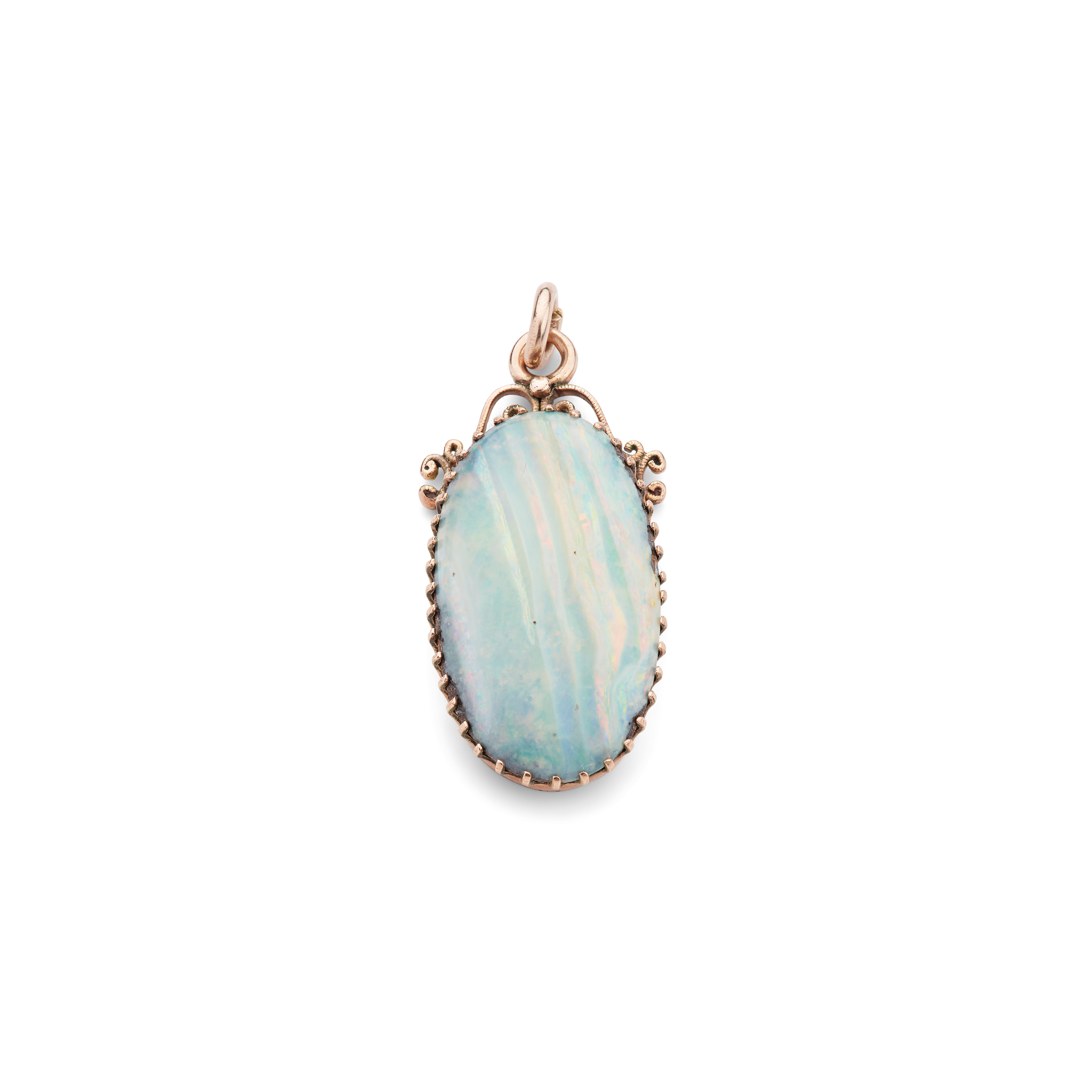 An opal pendant
