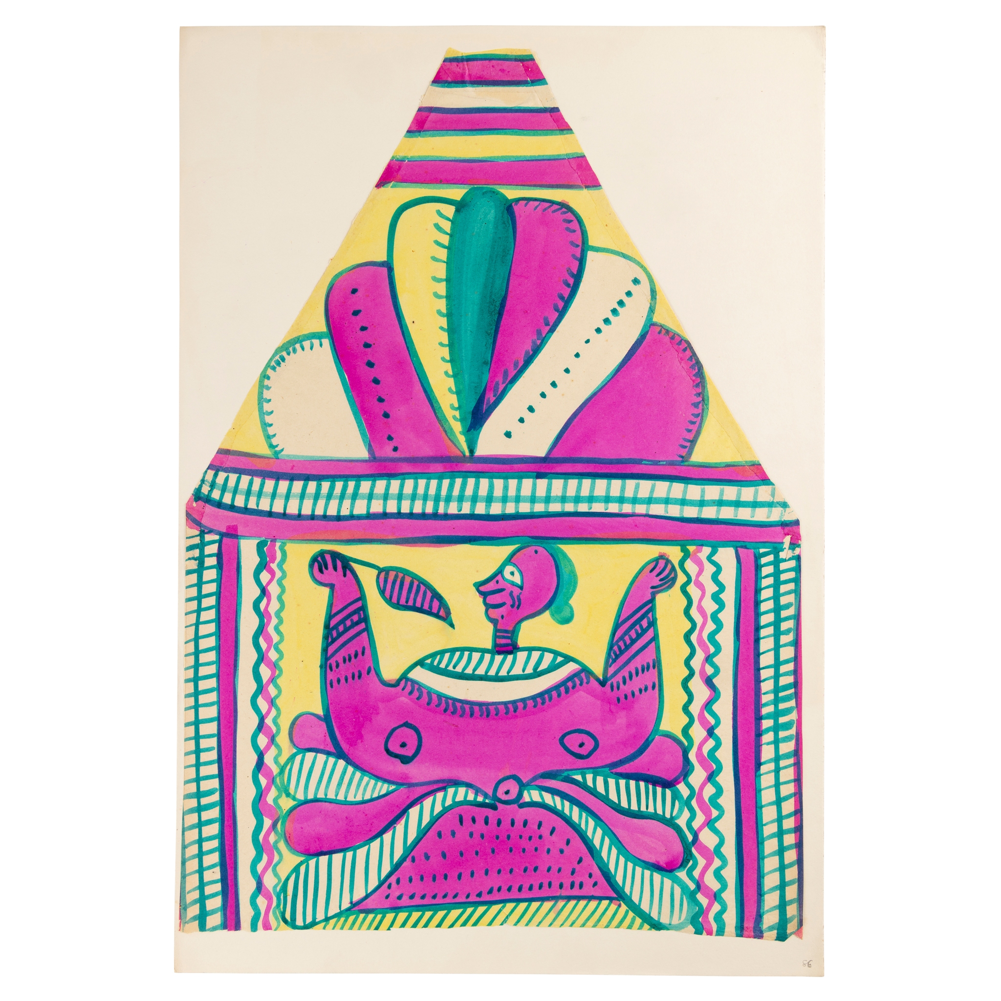 FOUR LANTERN SECTIONS BY BOGI LAL MALI