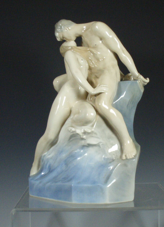 A Royal Copenhagen figure group