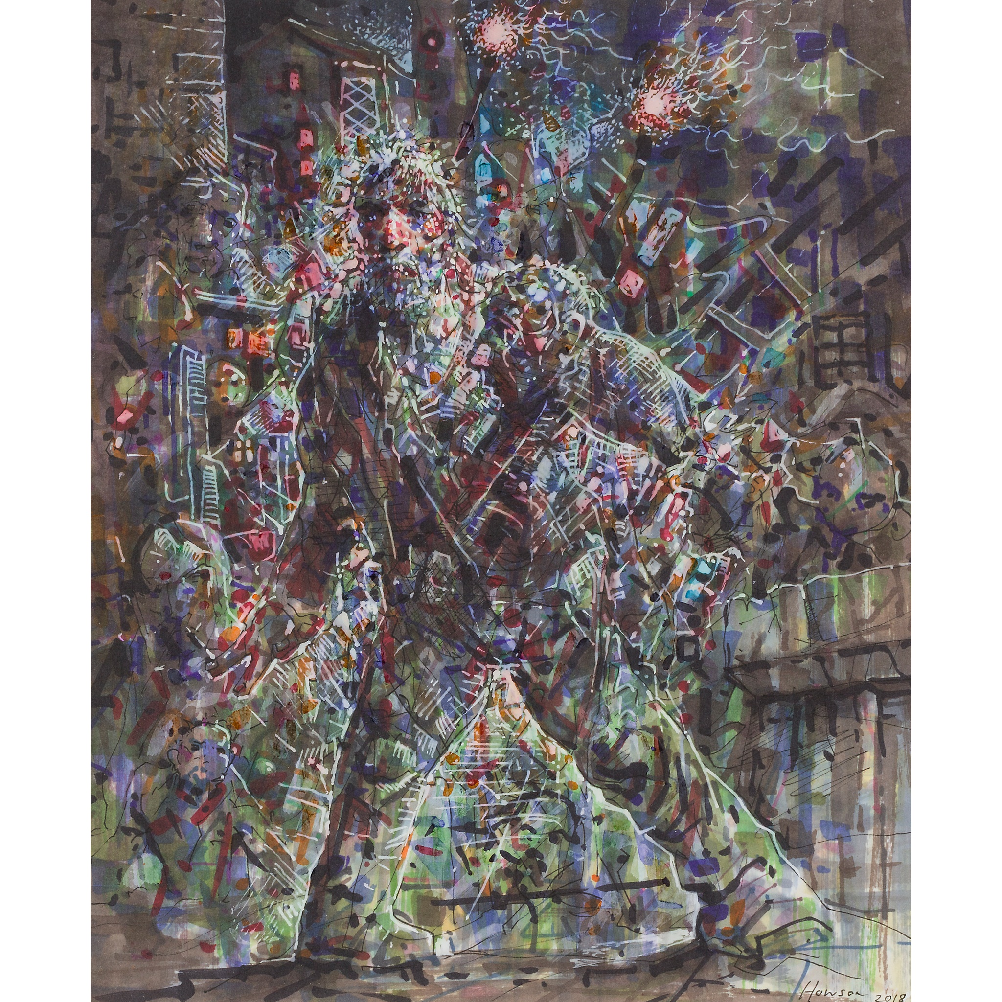 PETER HOWSON O.B.E. (SCOTTISH B.1958)