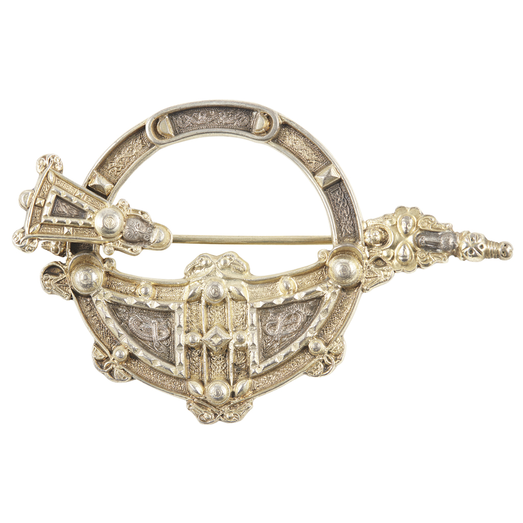 A parcel gilt copy of the Tara Brooch, Waterhouse Dublin